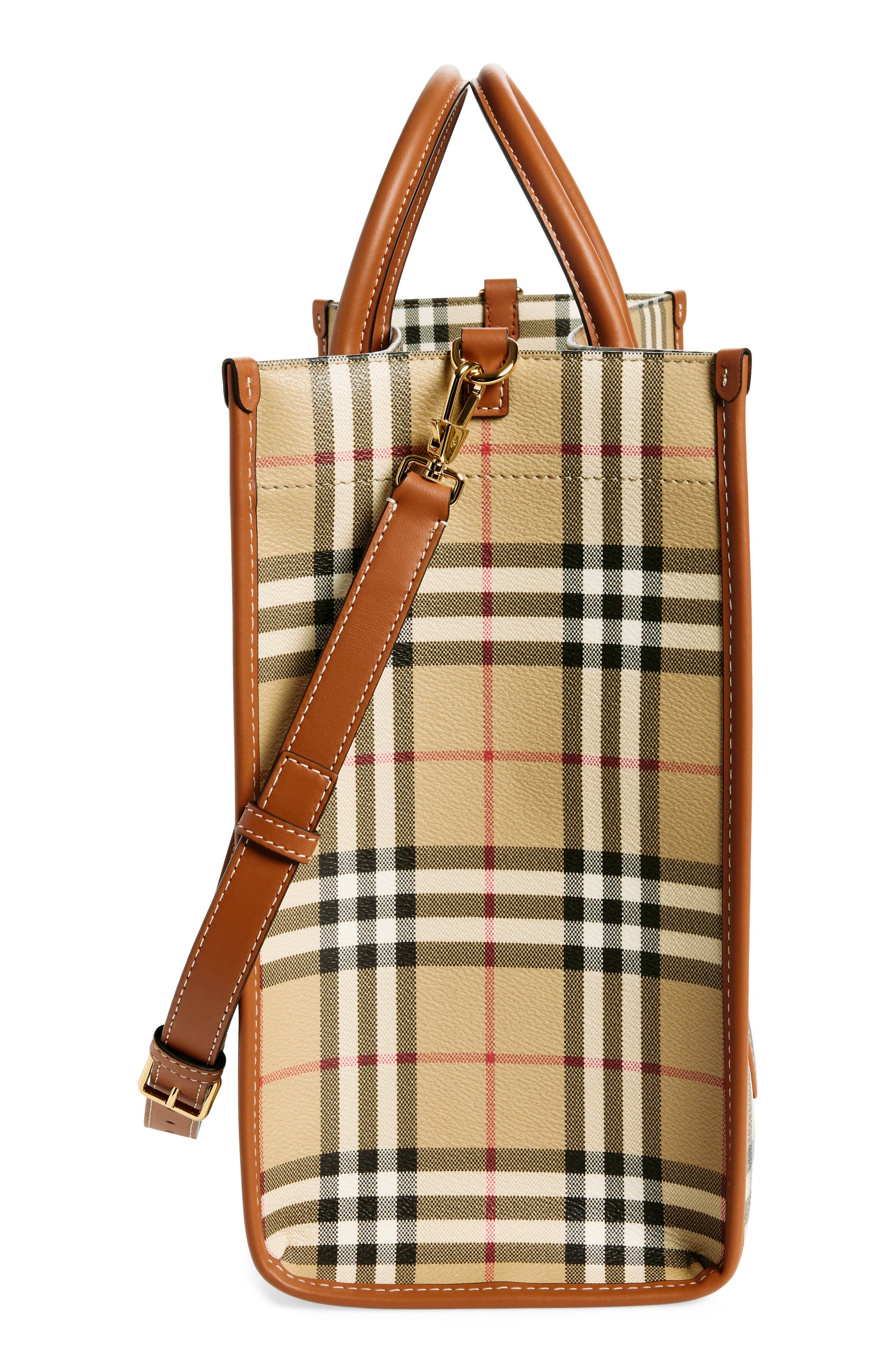 Burberry Freya Women's bags Medium Check Canvas New