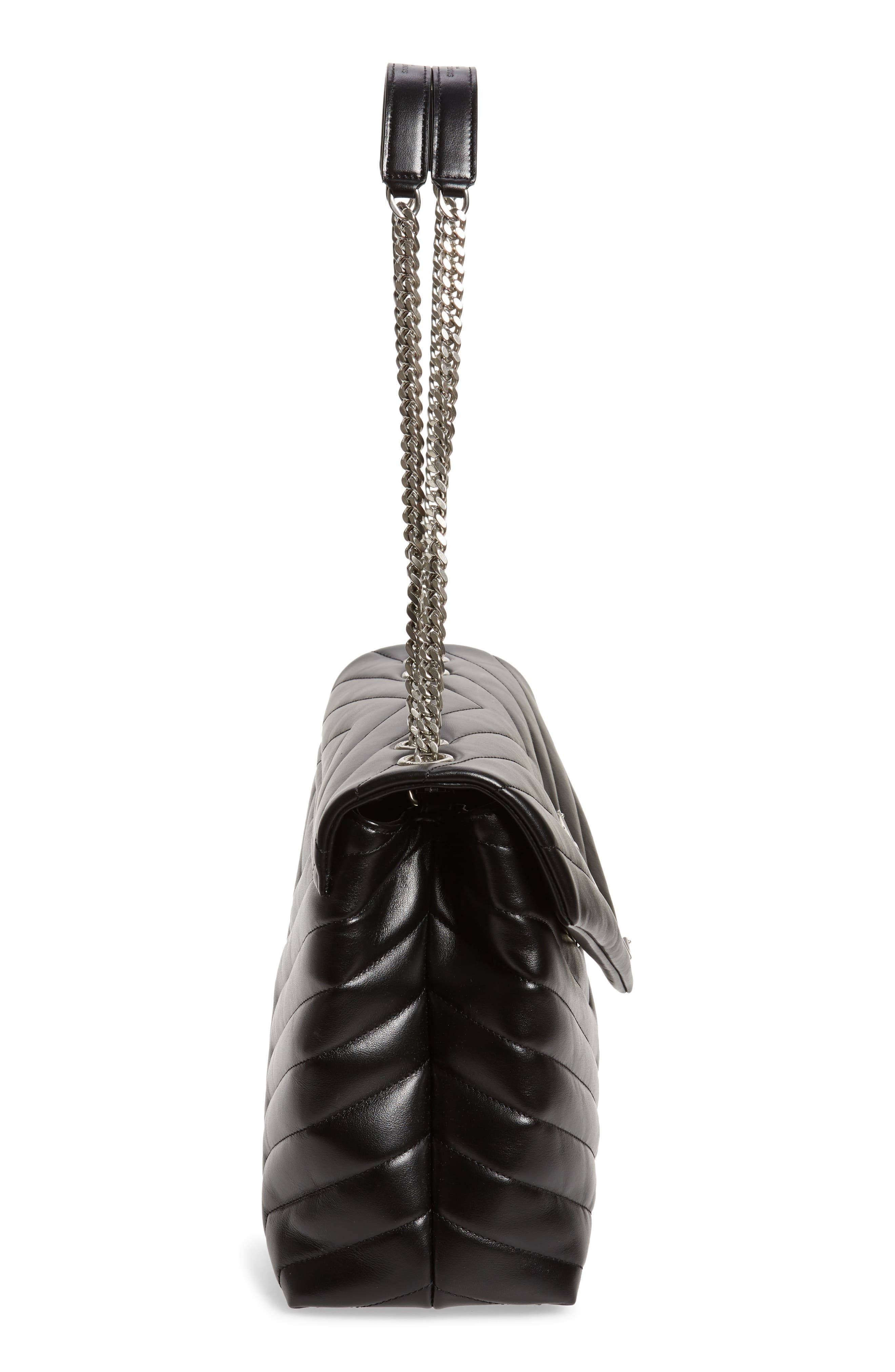 Saint Laurent Loulou Shoulder Bag Women's bags Micro Black Lambskin Unspecified New