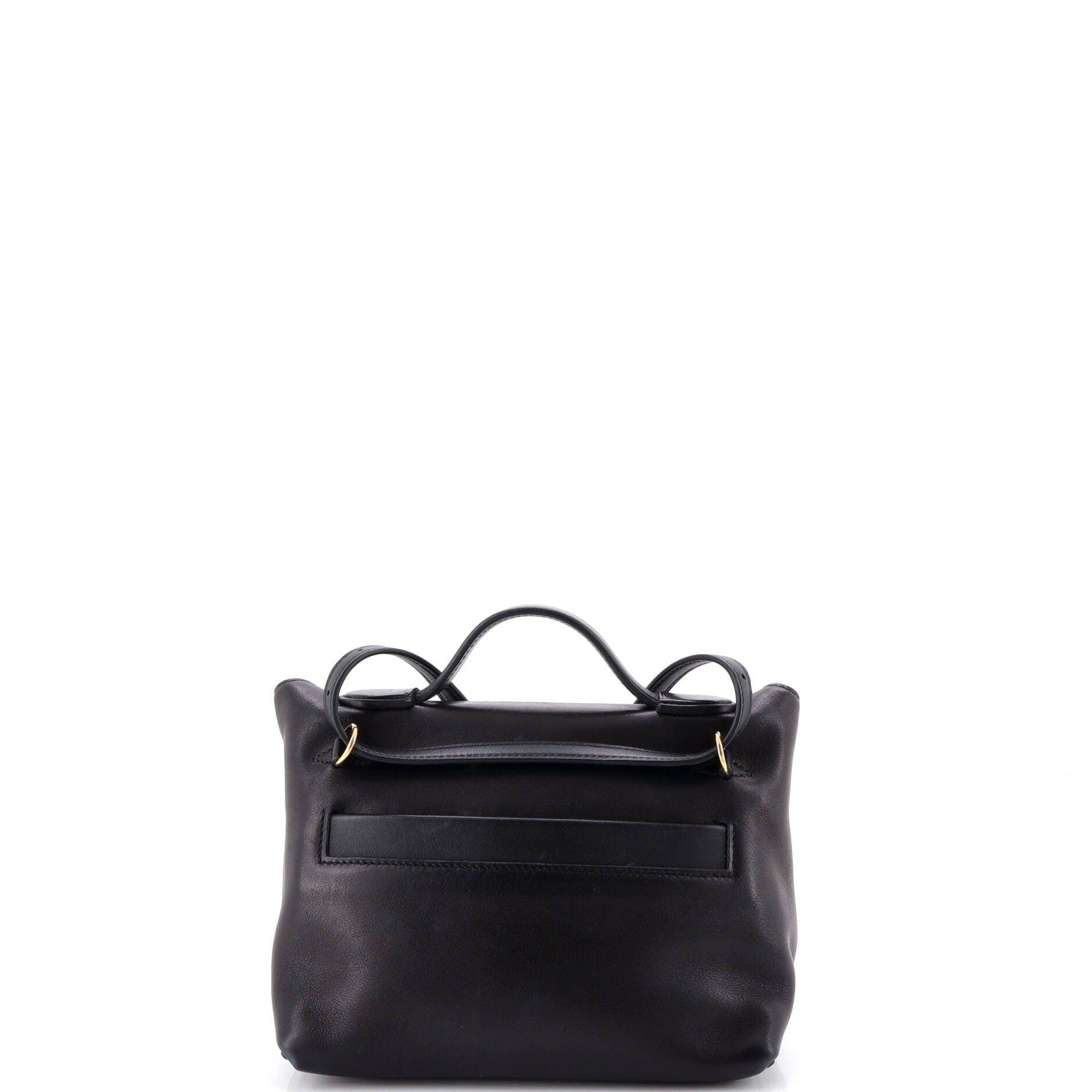 Hermès 24/24 Top Handle Women's bags Unspecified Black Togo & Swift Palladium New