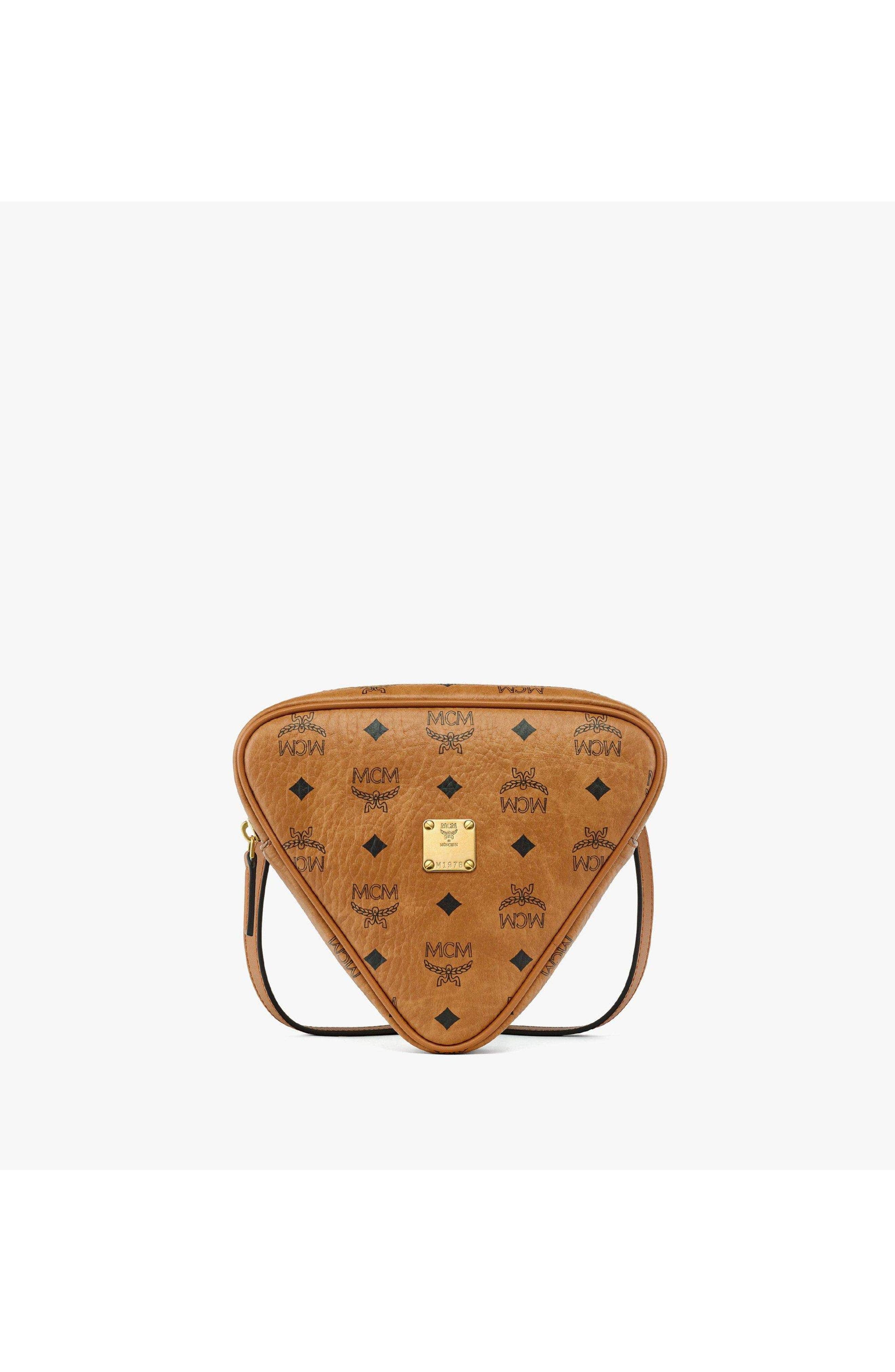 MCM Aren Pouch Women's bags One Size Black Monogram New