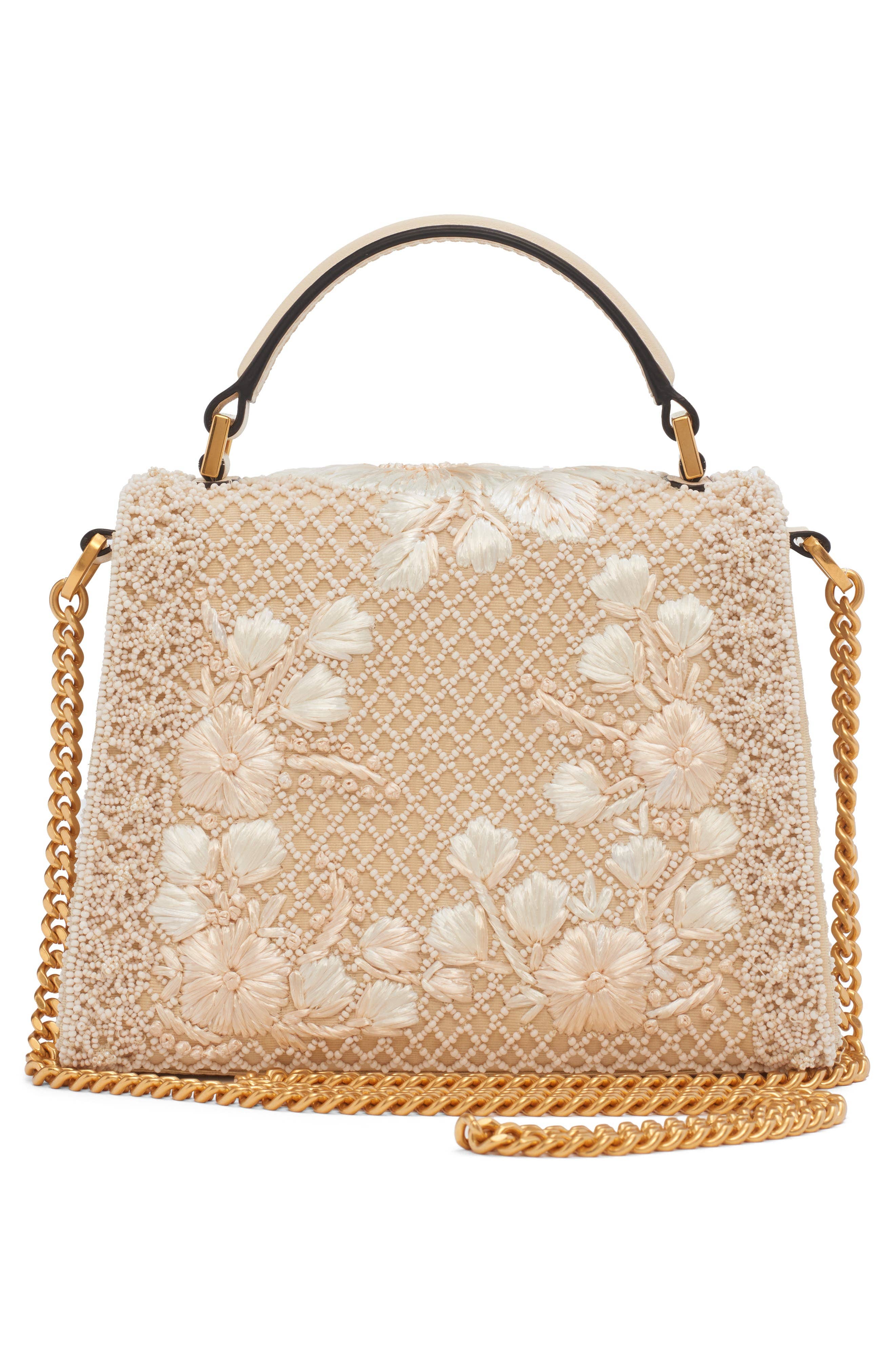 Valentino Garavani VSling Top Handle Women's bags Yellow Sequined (Toile Iconographe / V-Logo) New