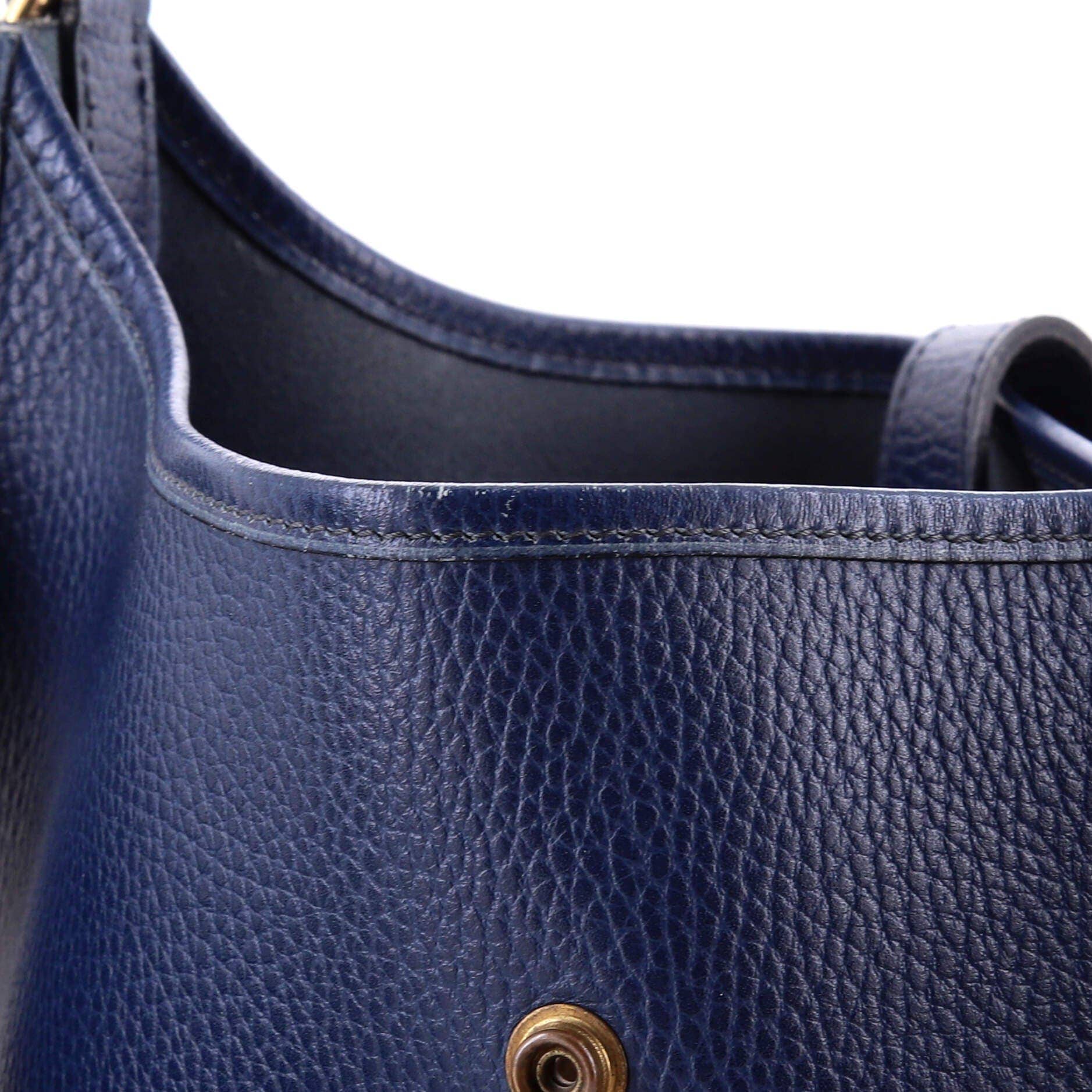 Hermès Evelyne Crossbody Women's bags Unspecified Bleu Nuit Clemence Palladium New