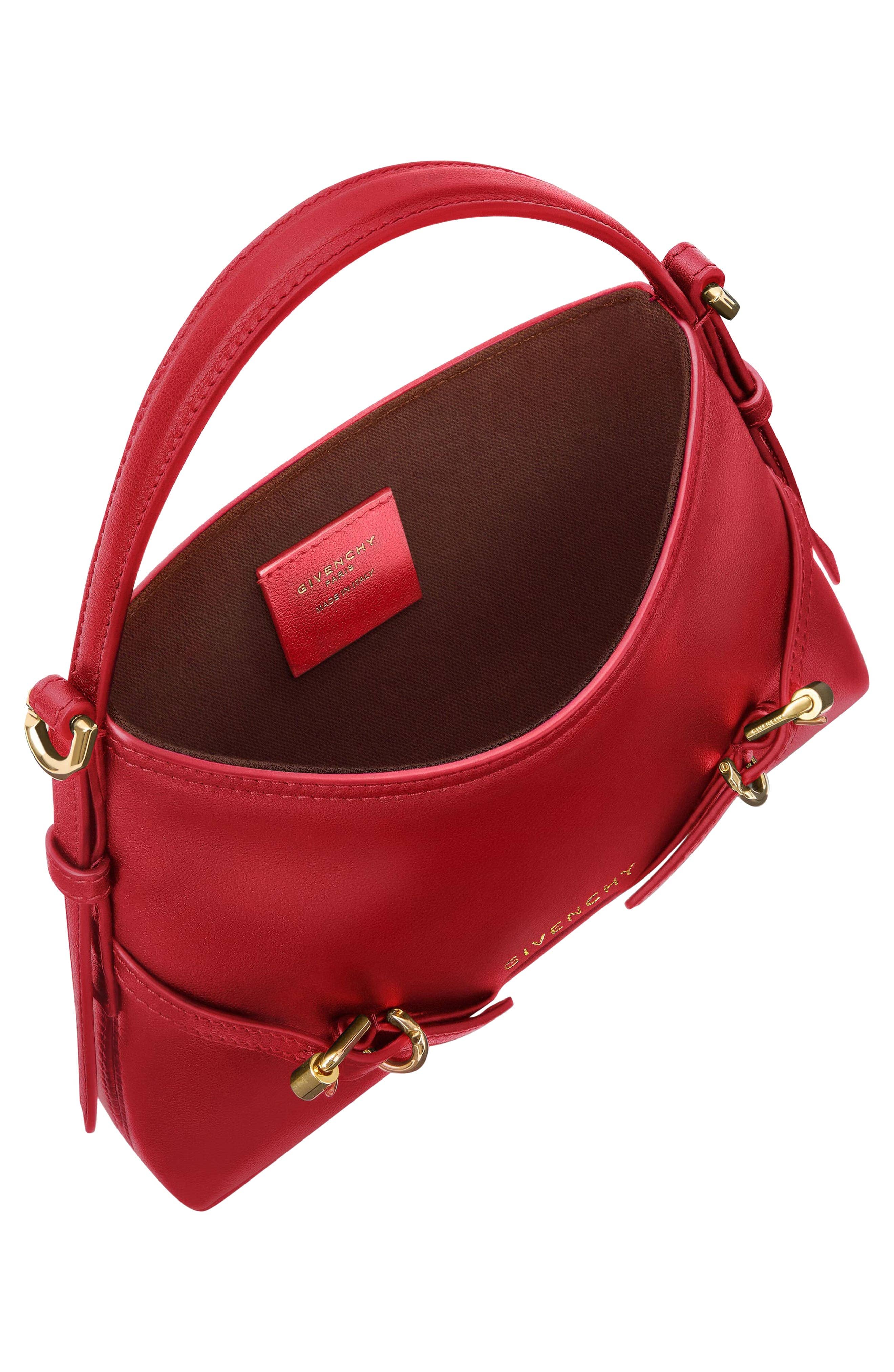 Givenchy Voyou Crossbody Women's bags Nano Deep Red Calfskin New