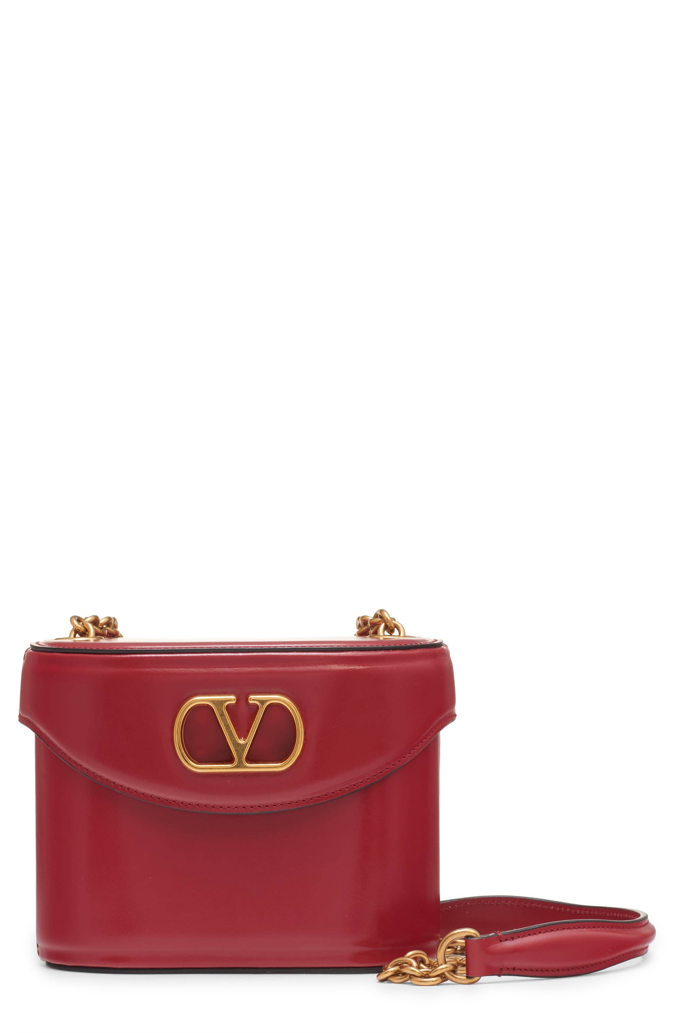 Valentino Garavani DeVain Top Handle Women's bags Rouge Pure Nappa Lambskin New
