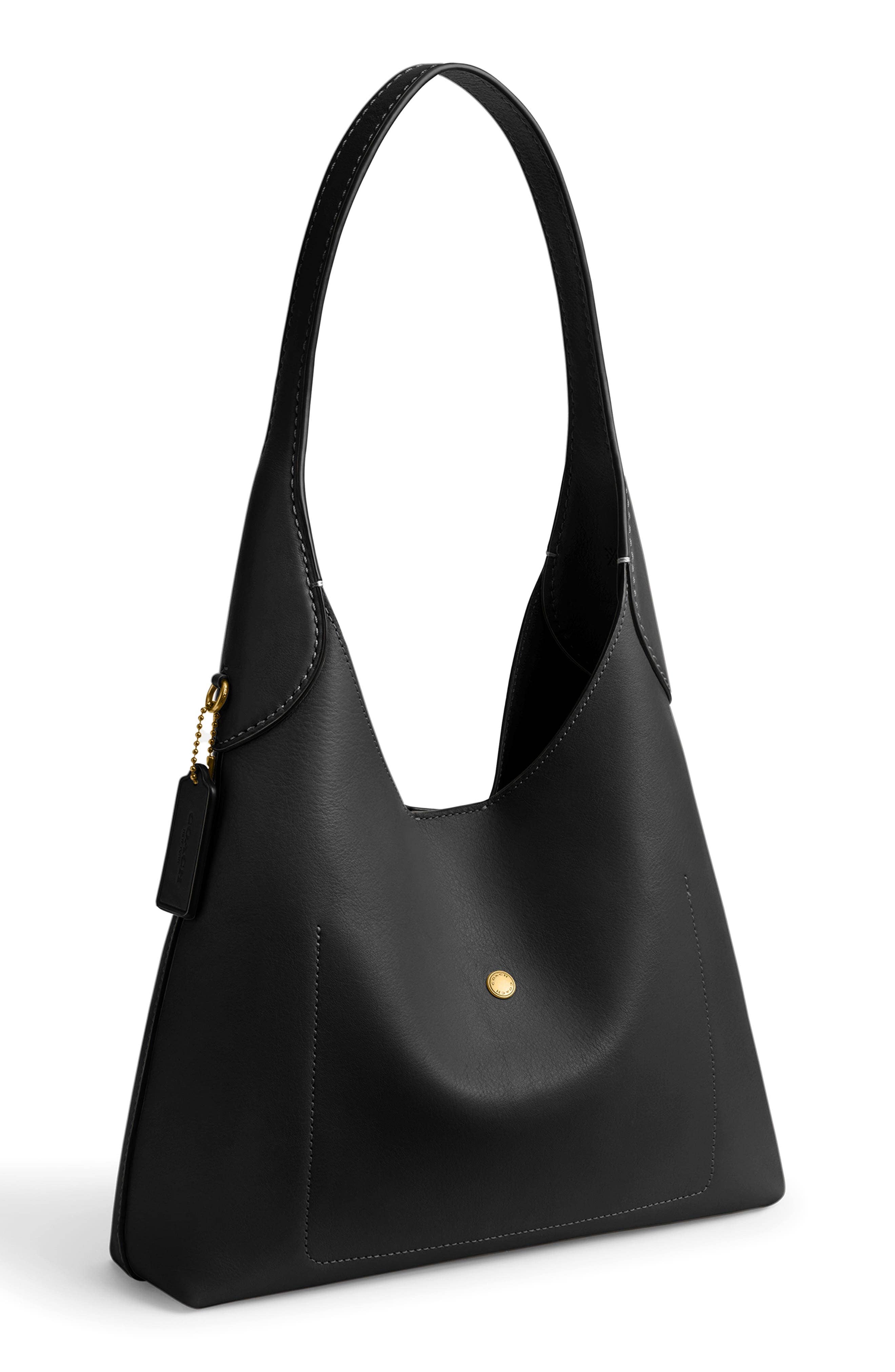Coach Brooklyn Women's bags Shoulder 28 Black Shearling New