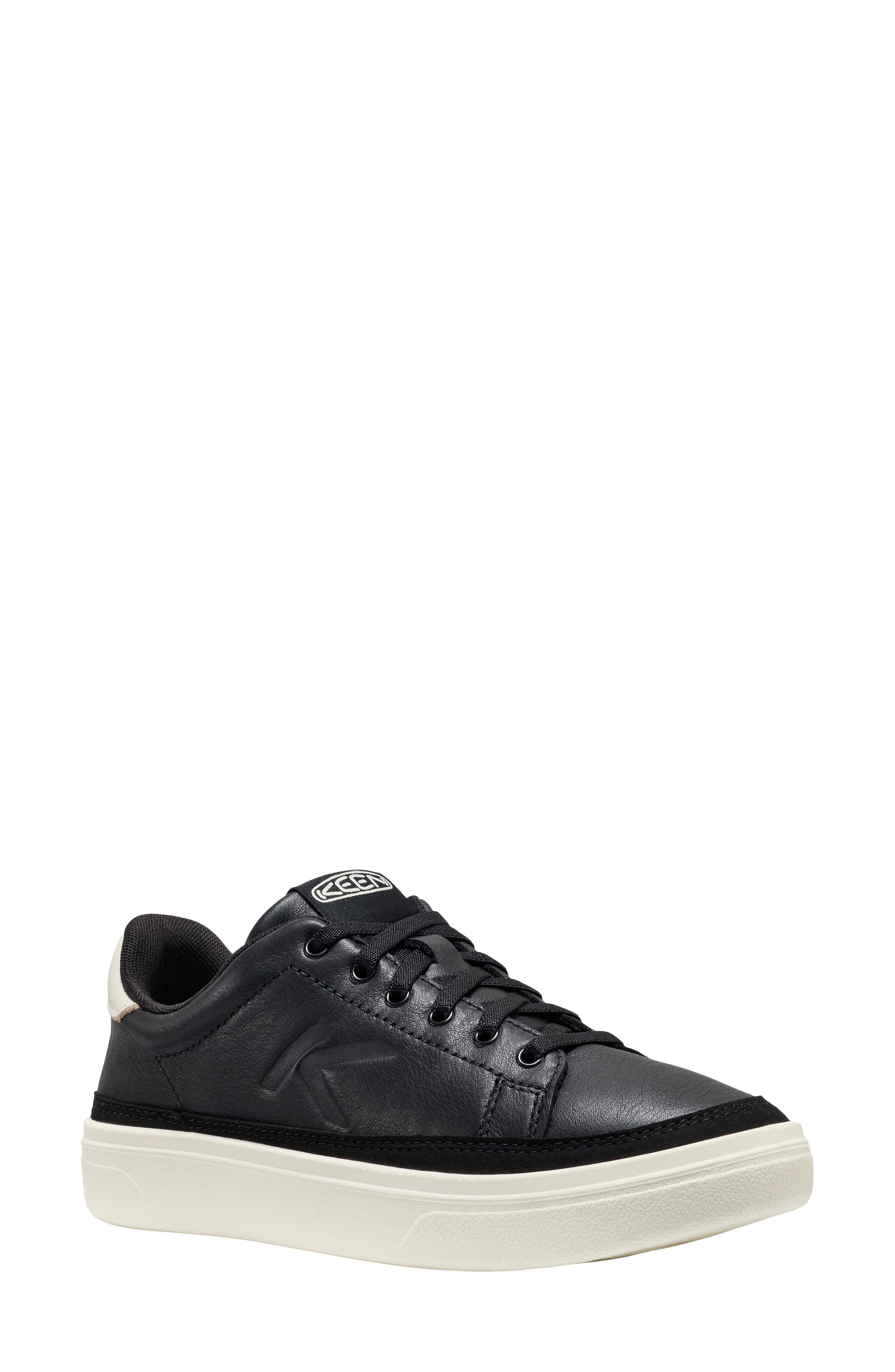 Keen KM1 Leather Sneaker Black Full Size Run New