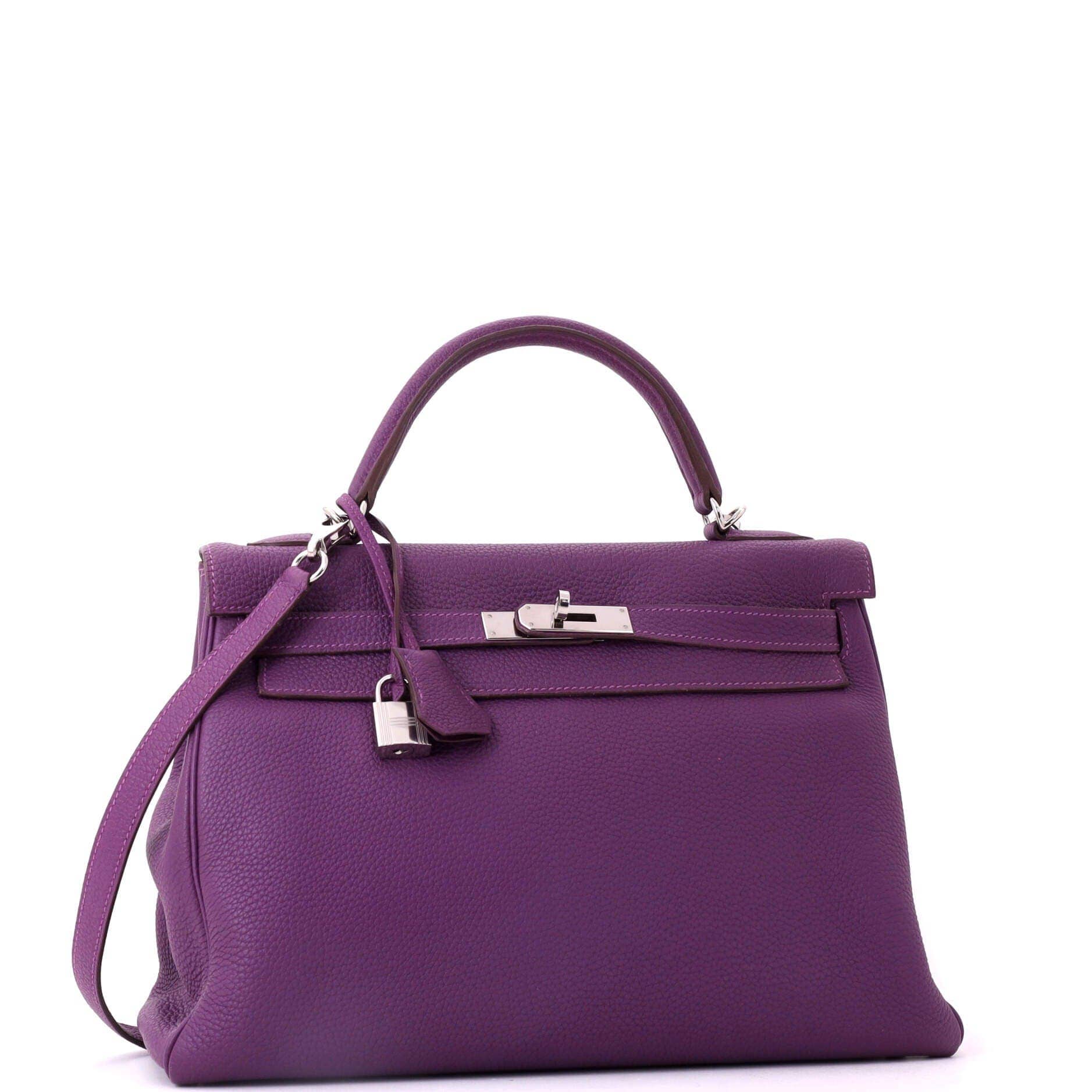 Hermès Kelly Top Handle Women's bags Unspecified Rose Sakura Leather Silver New