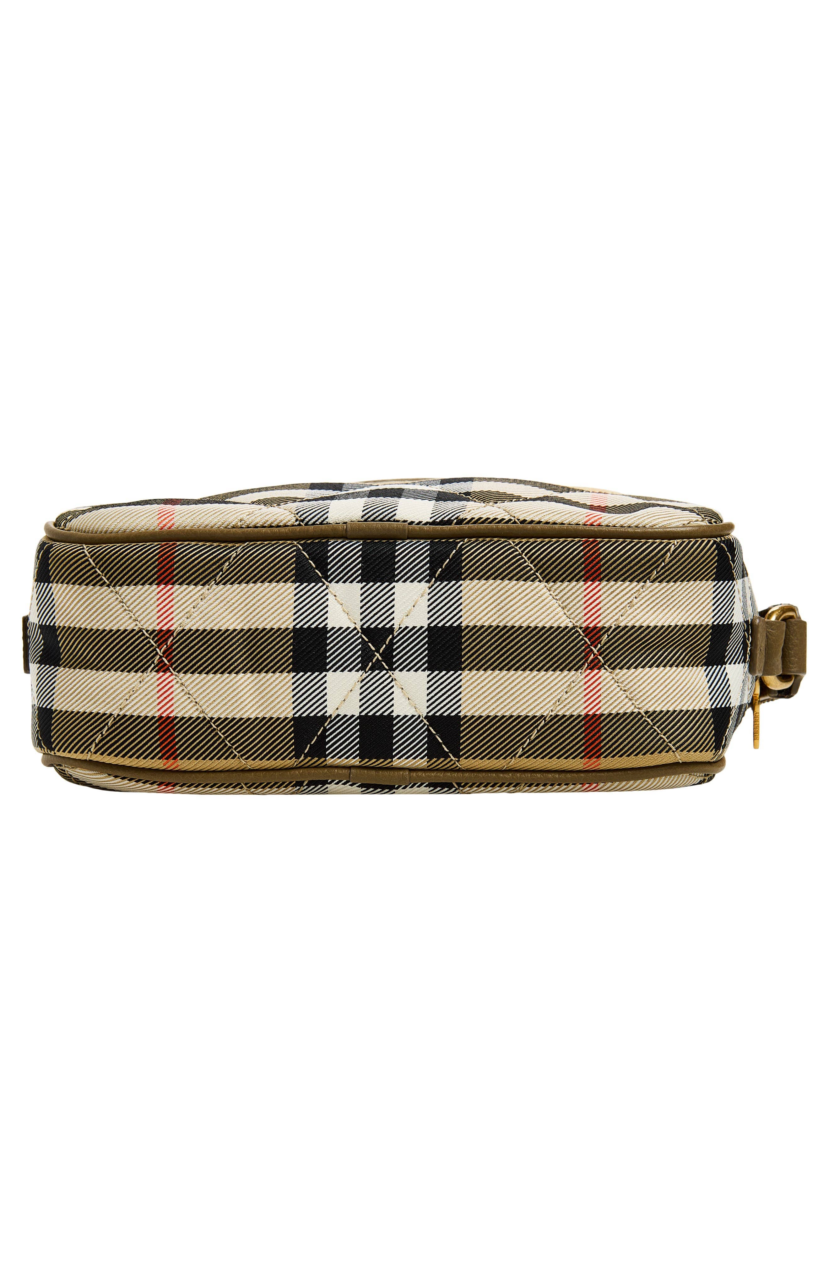 Burberry Horseshoe Wristlet Women's bags Unspecified Sand Cotton Denim (Quilted) New
