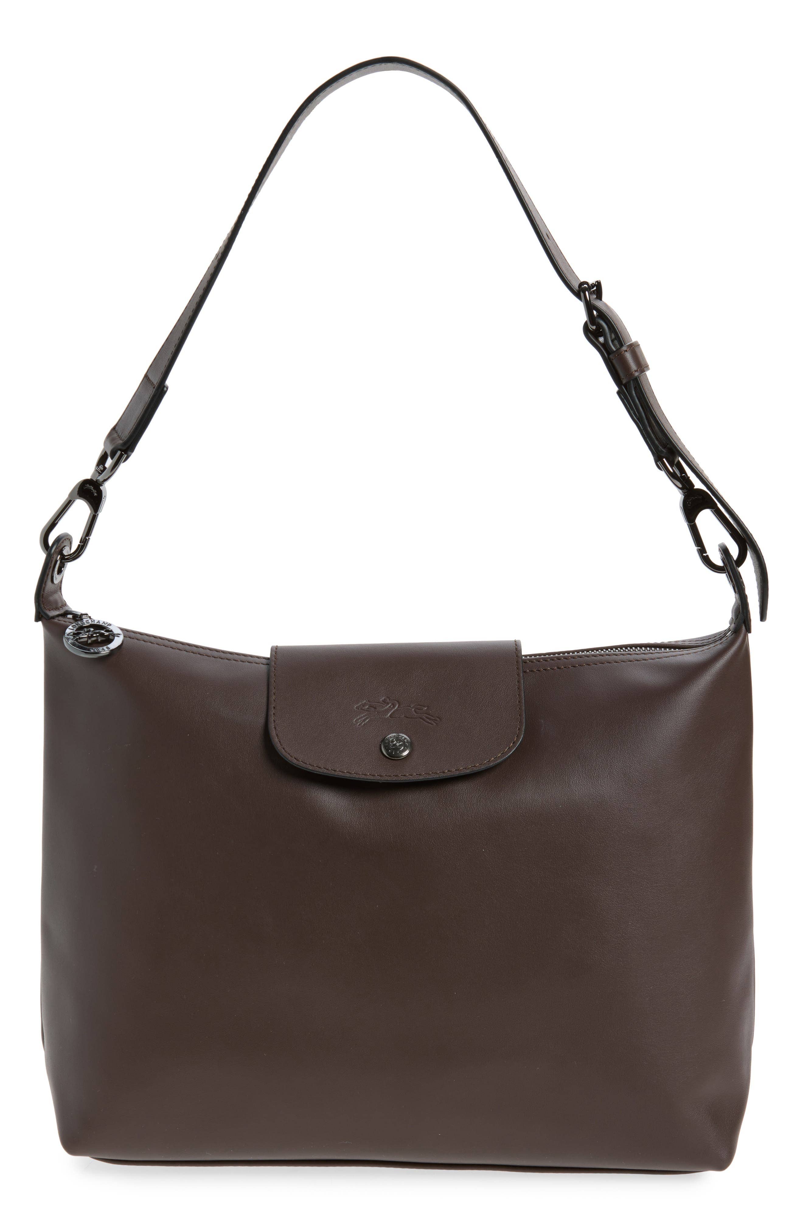 Longchamp Le Pliage Xtra Shoulder Bag Women's bags Small Black Leather New