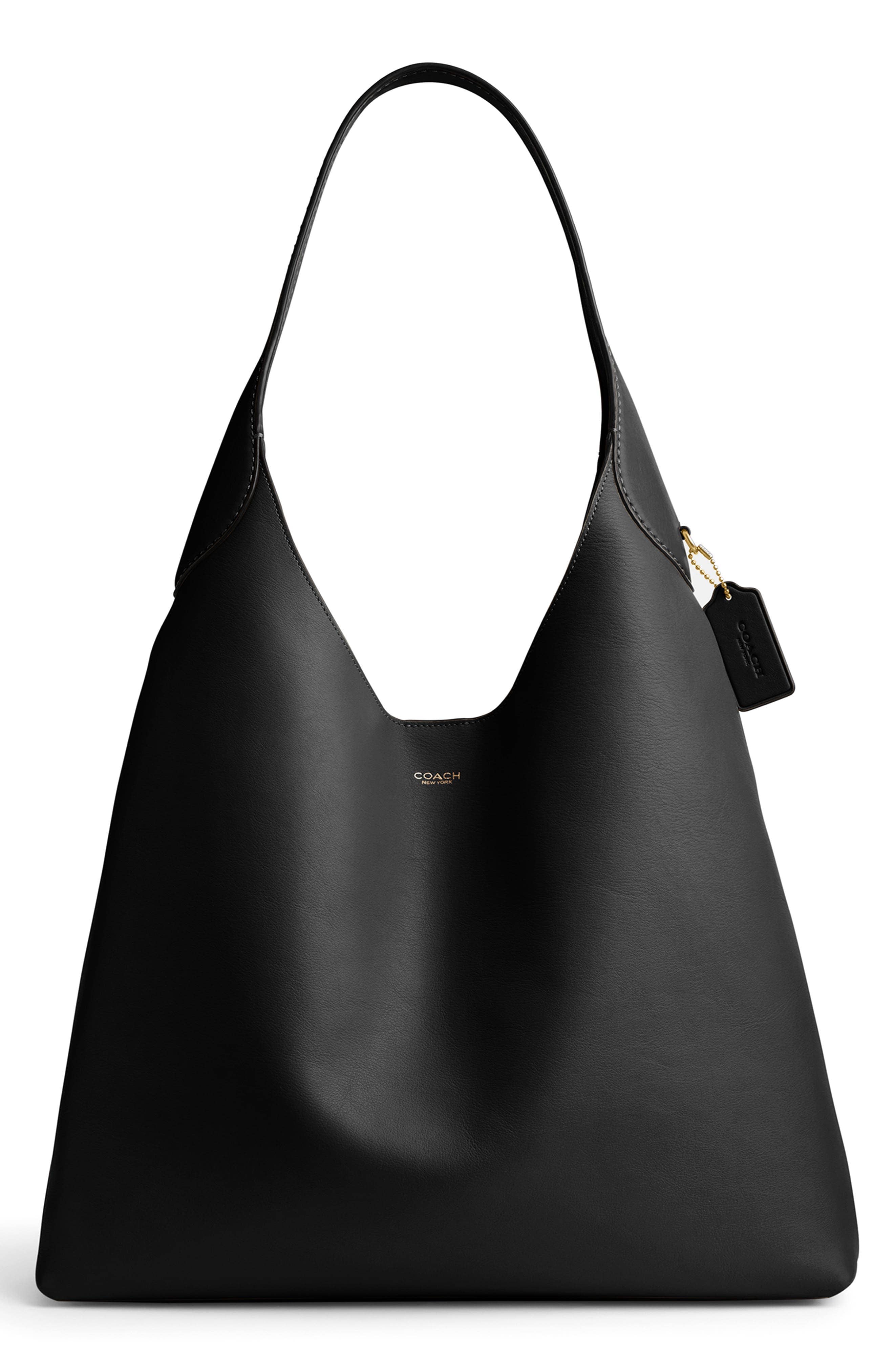 Coach Brooklyn Women's bags Shoulder 28 Black Shearling New