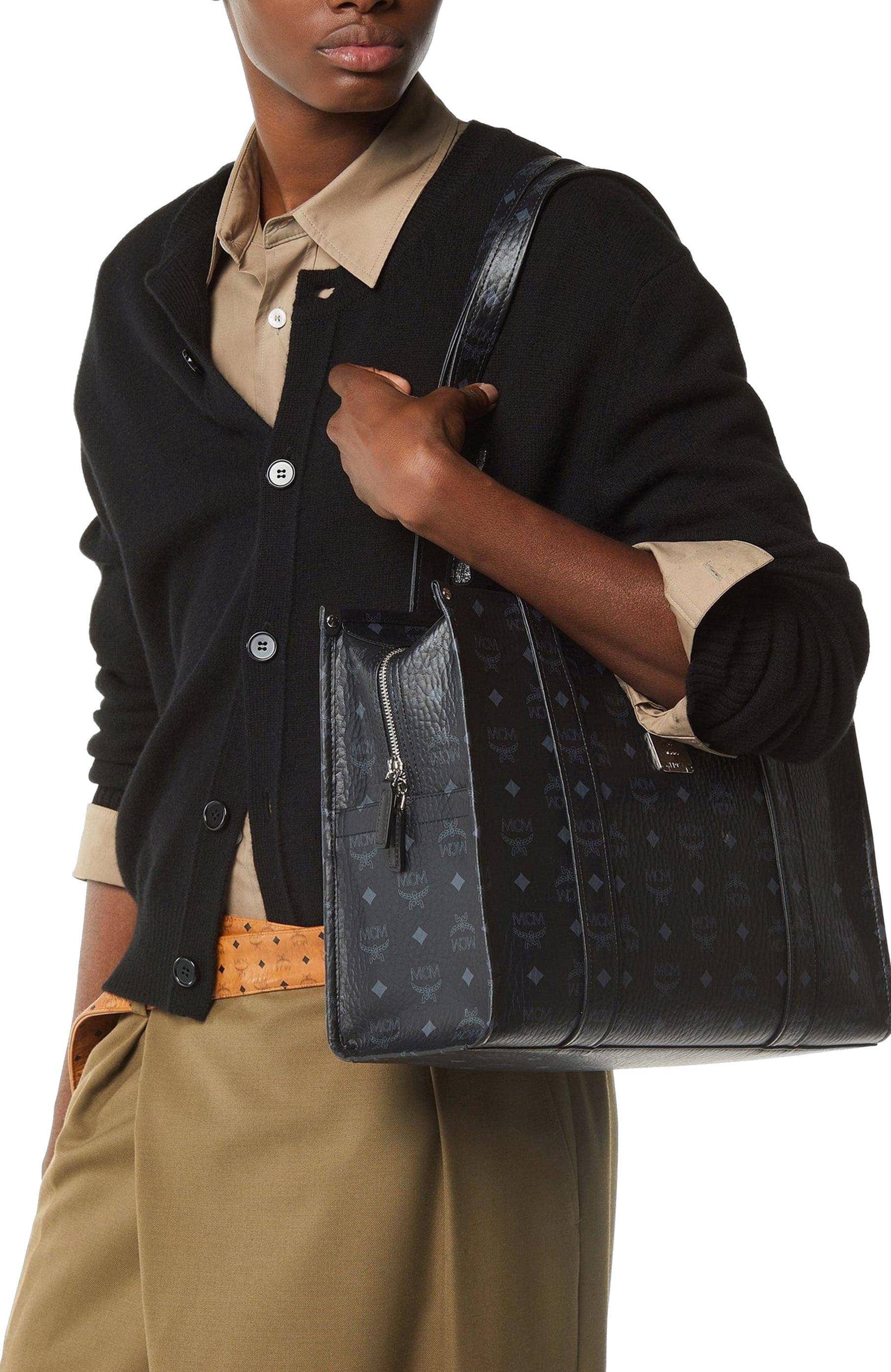 MCM Aren Tote Women's bags One Size Black Nylon New