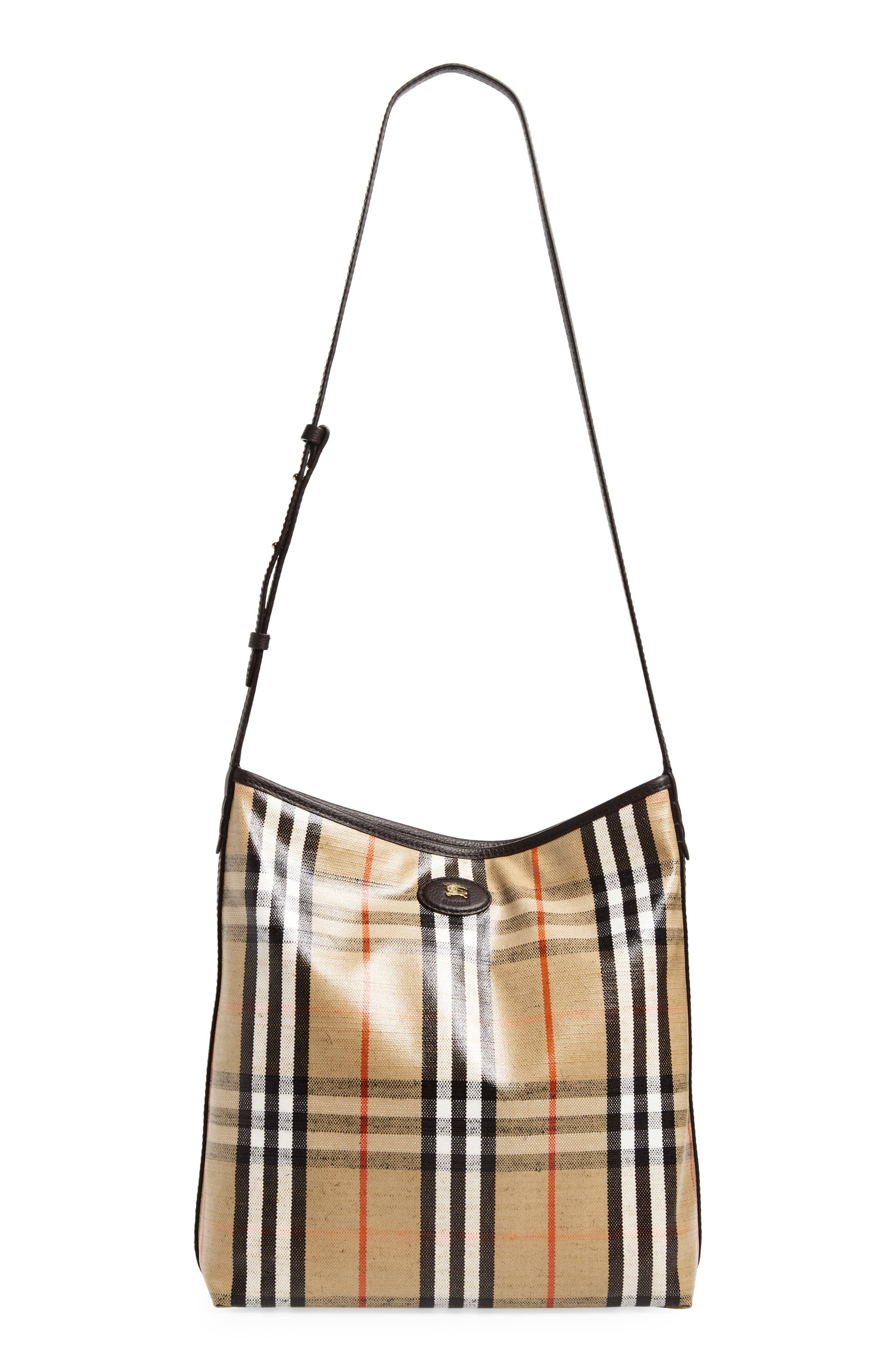 Burberry Highlands Crossbody Women's bags Unspecified Sand Canvas New