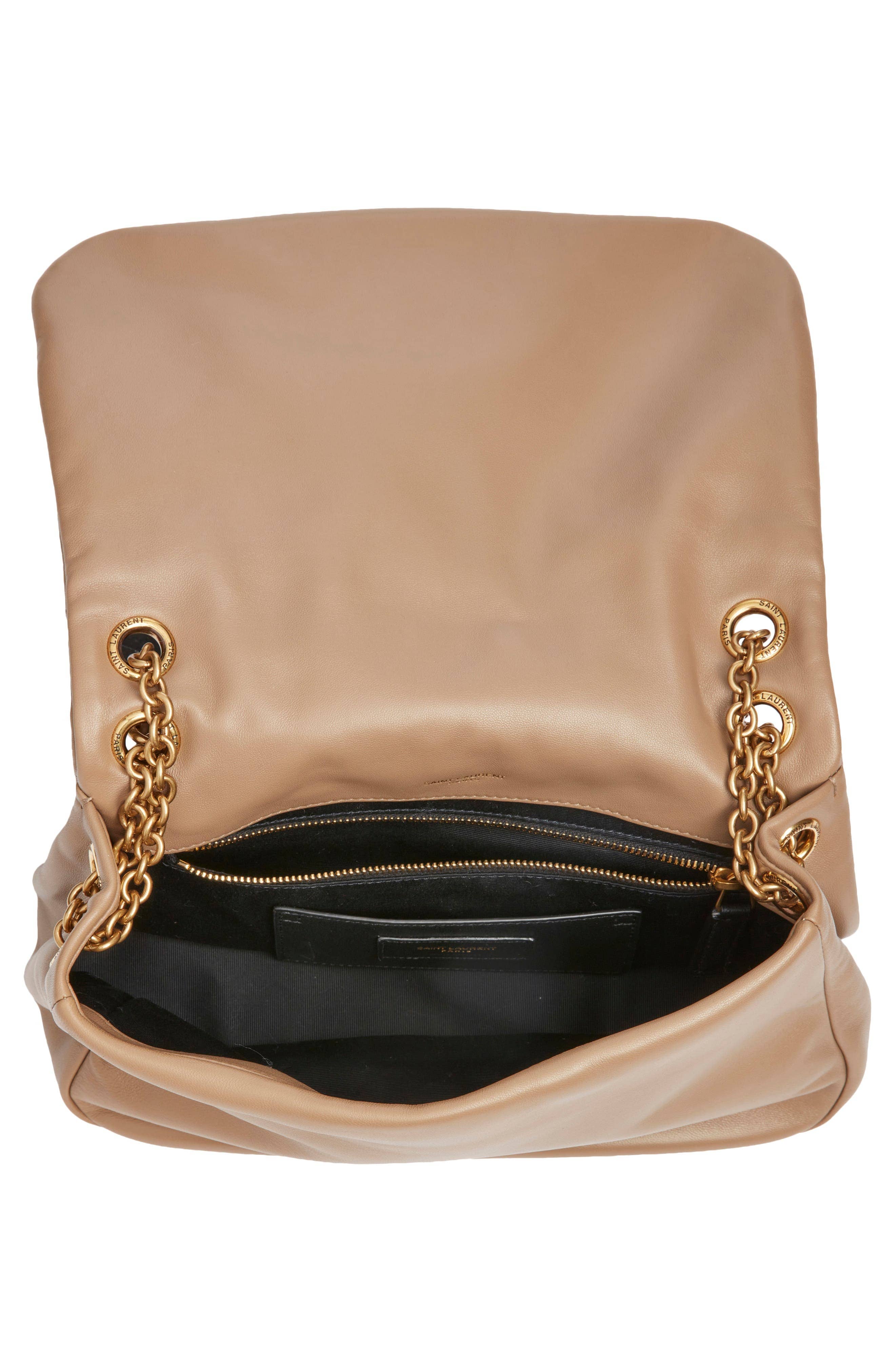 Saint Laurent Jamie Shoulder Bag Women's bags Medium Unspecified Shearling Gold New
