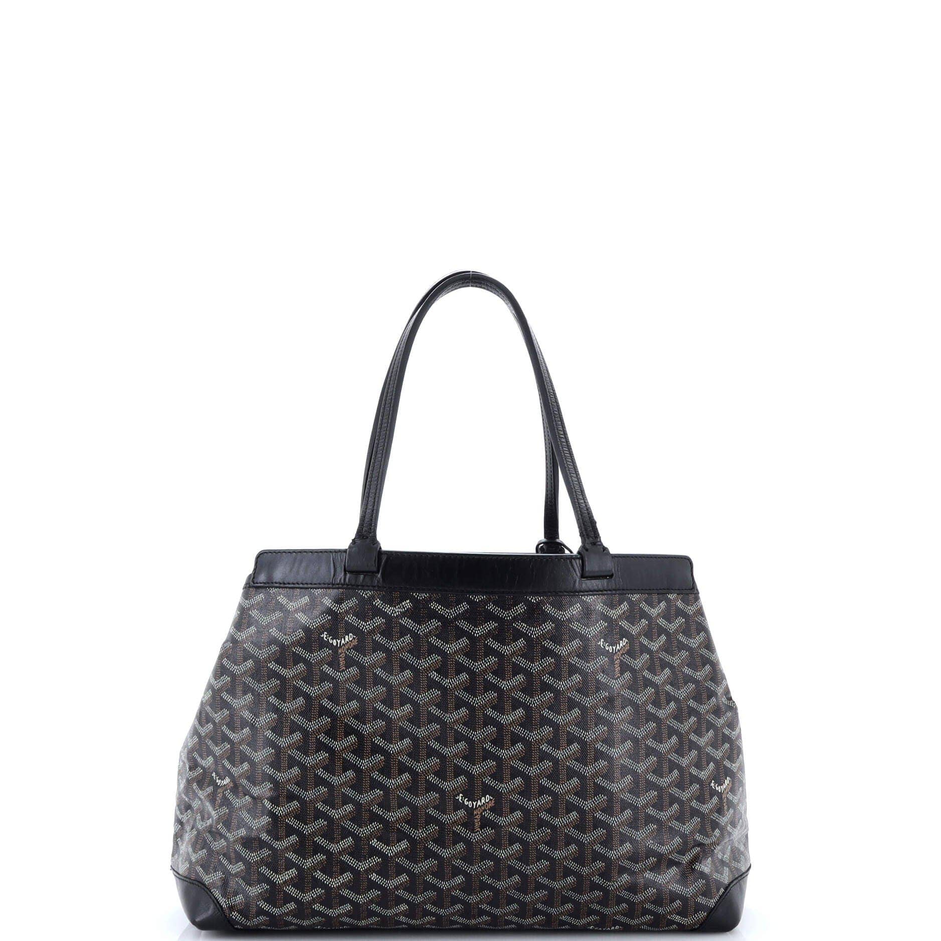 Goyard Bellechasse Women's bags PM Black Goyardine (Coated Canvas) New