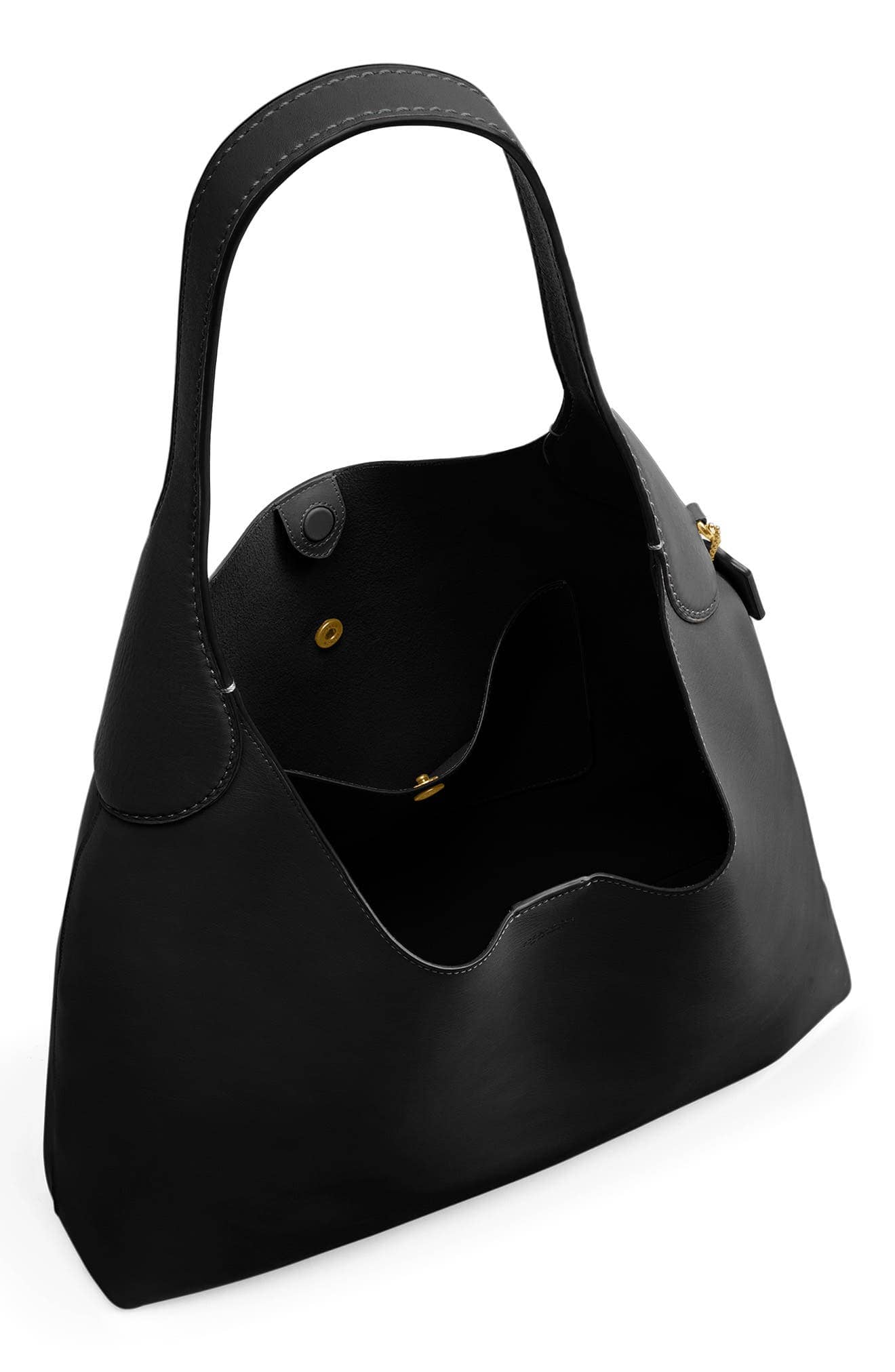 Coach Brooklyn Women's bags Shoulder 28 Black Shearling New