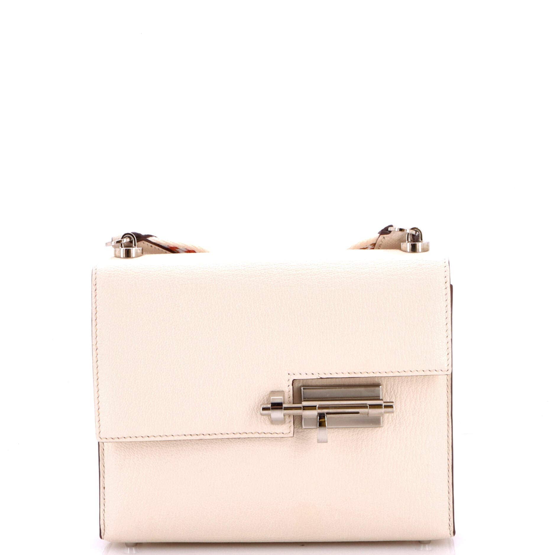 Hermès Verrou Women's bags Mini Blue Chevre (Chevre Mysore) Unspecified New