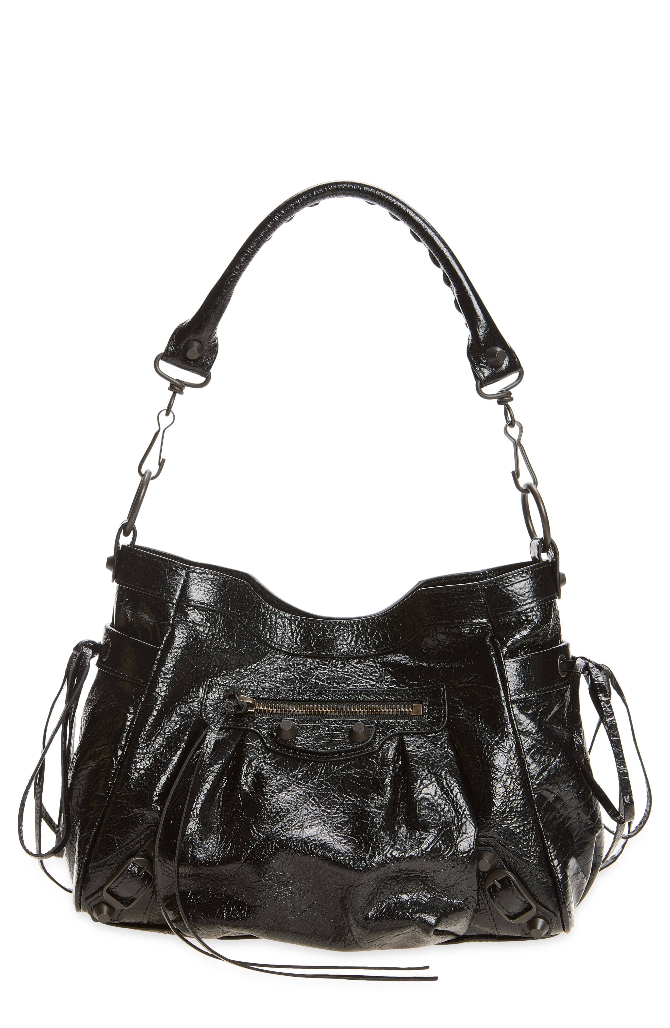 Balenciaga Le City Bucket Bag Women's bags Small Volcanic Rock Unspecified Gunmetal New