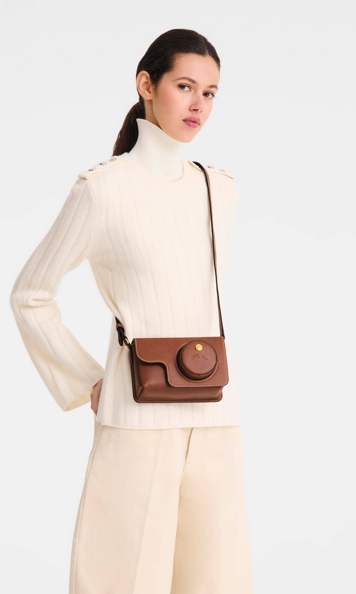 Longchamp Épure Crossbody Women's bags Small White Leather New