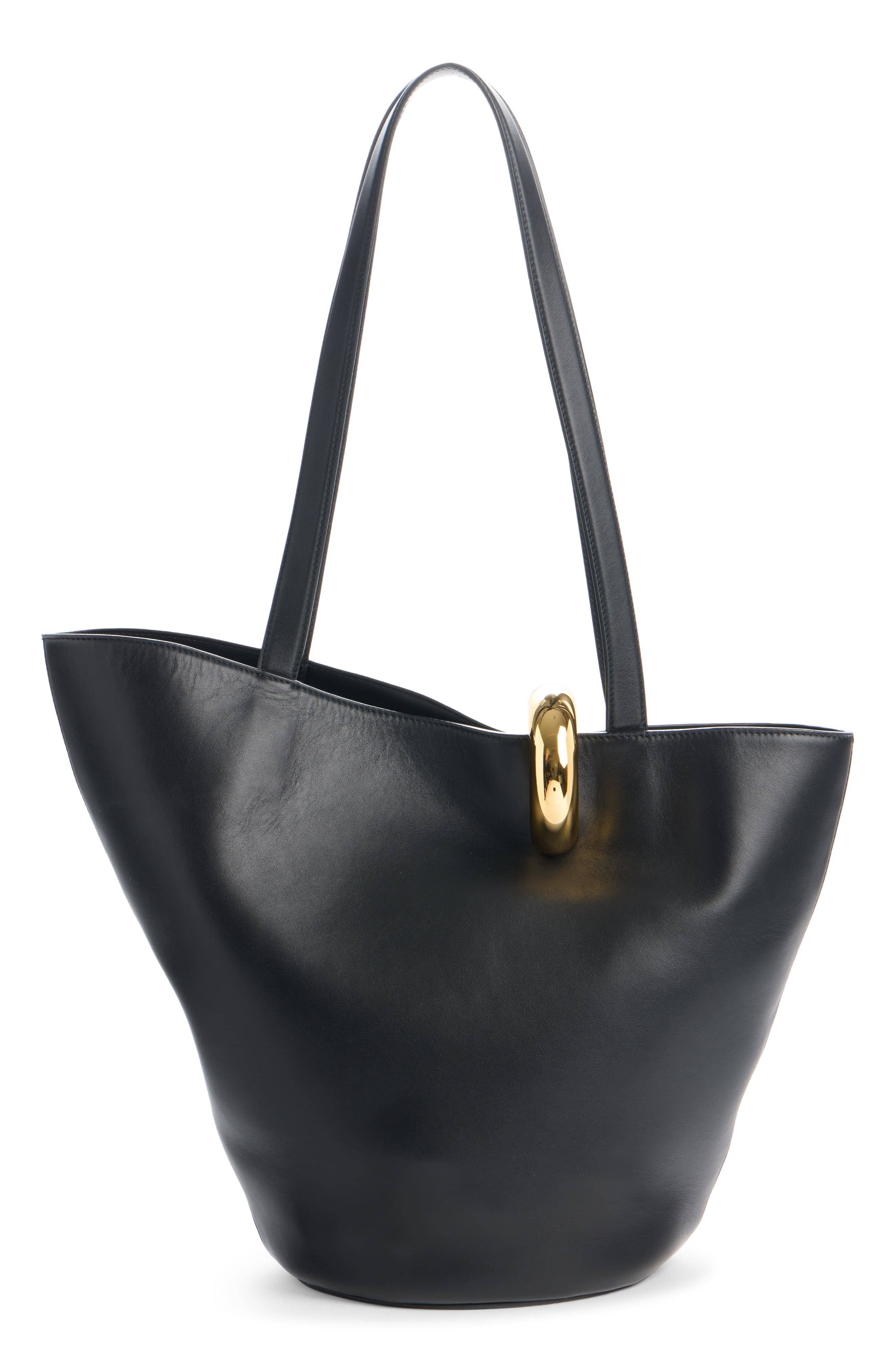 Jacquemus Le Bambola Bucket Bag Women's bags Medium Light Brown Suede New
