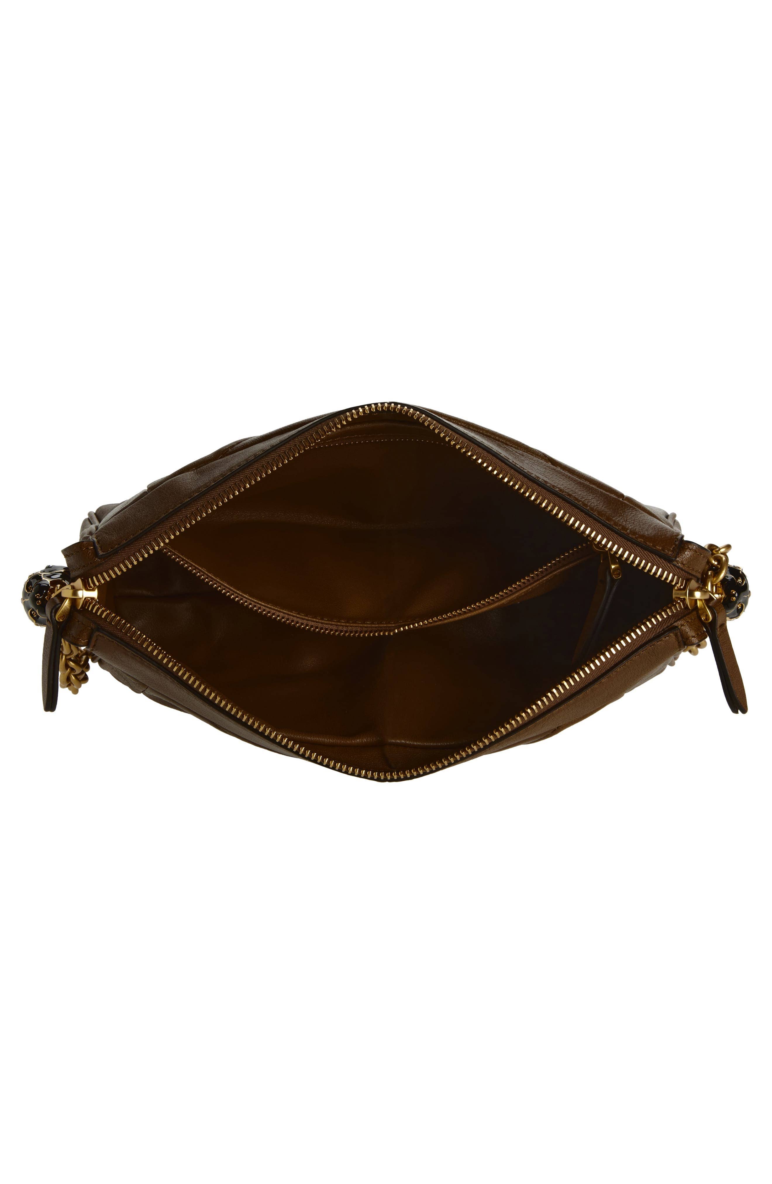 Valentino Garavani Panthea Shoulder Bag Women's bags Beige Patchwork Leather New