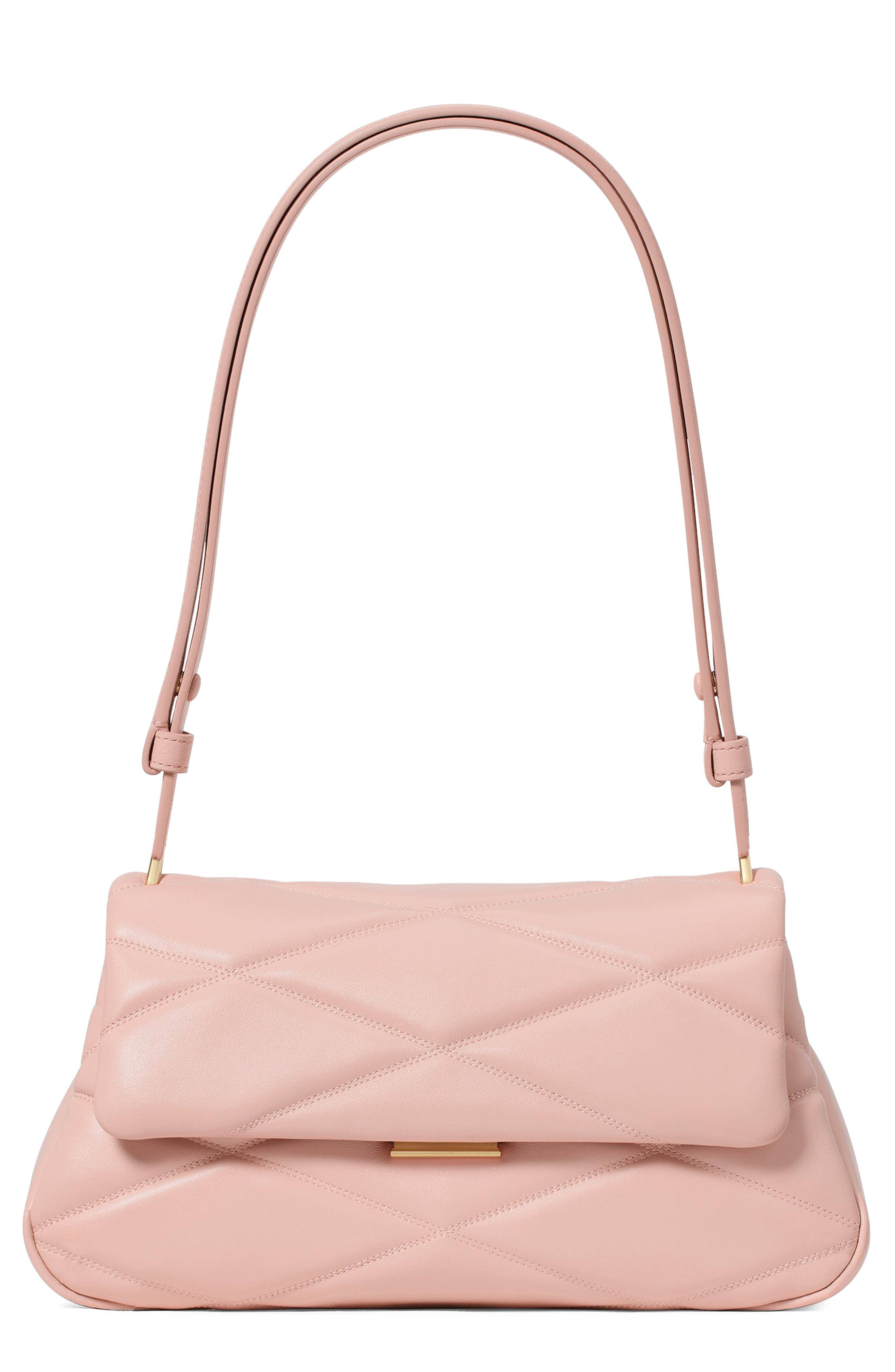 Kate Spade Grace Shoulder Bag Women's bags Pink Smooth Leather New