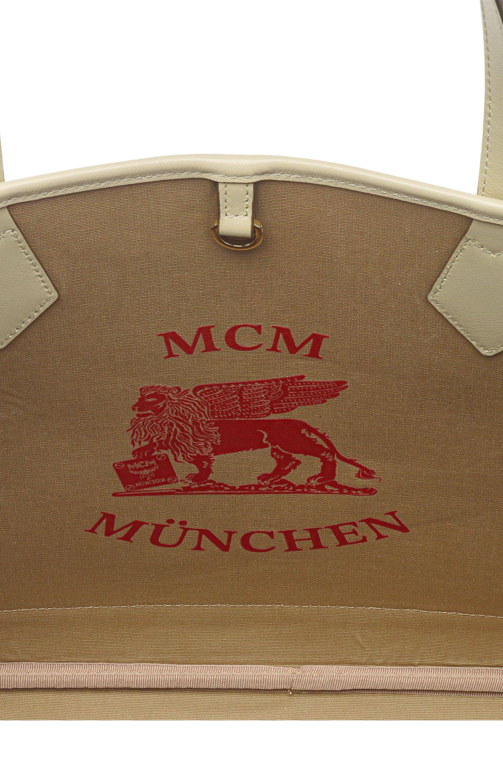MCM Liz Shopper Women's bags Beige Visetos New Liz Shopper Small New