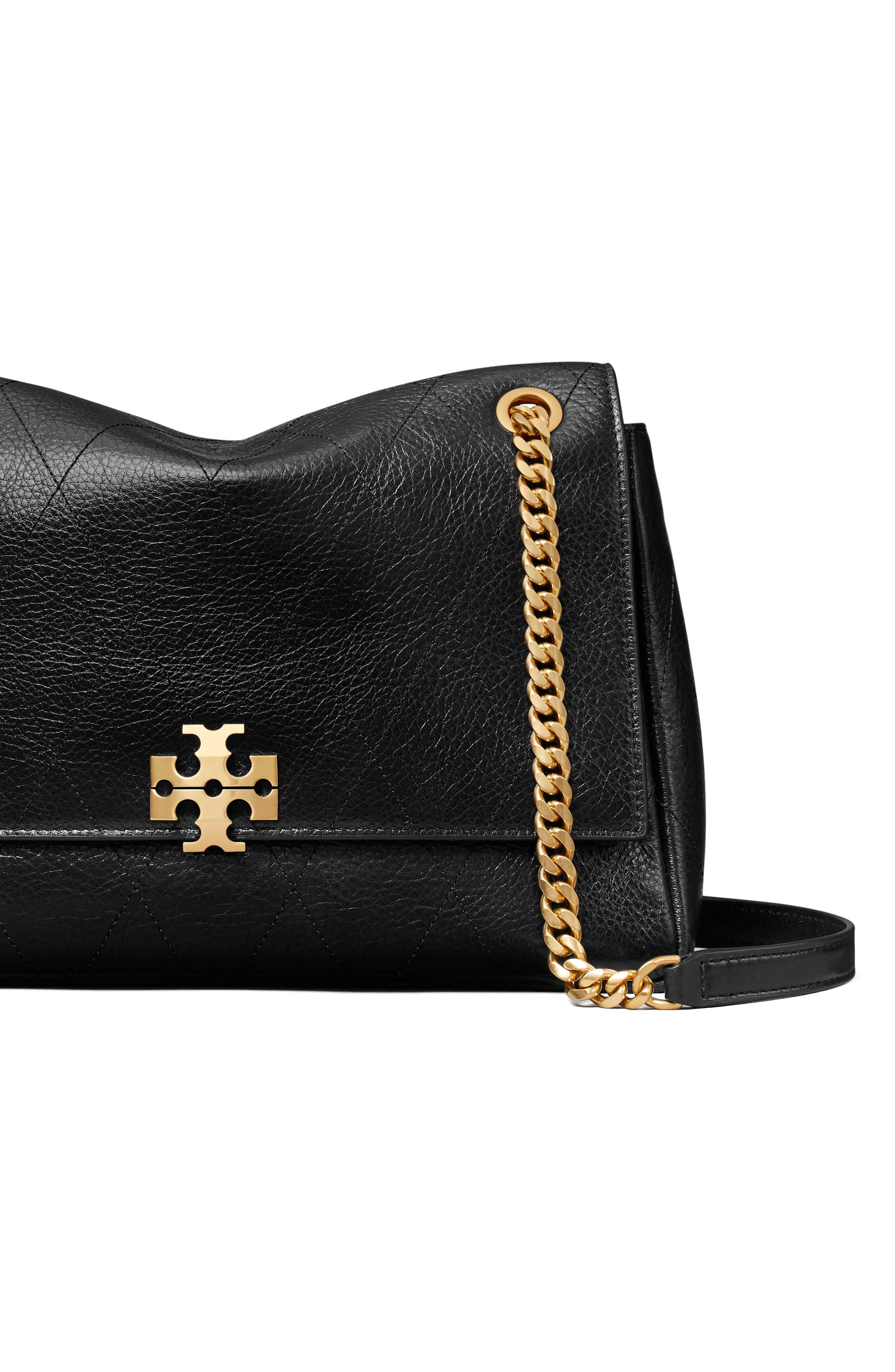 Tory Burch Charlie Shoulder Bag Women's bags Small Blue Meridian Suede New