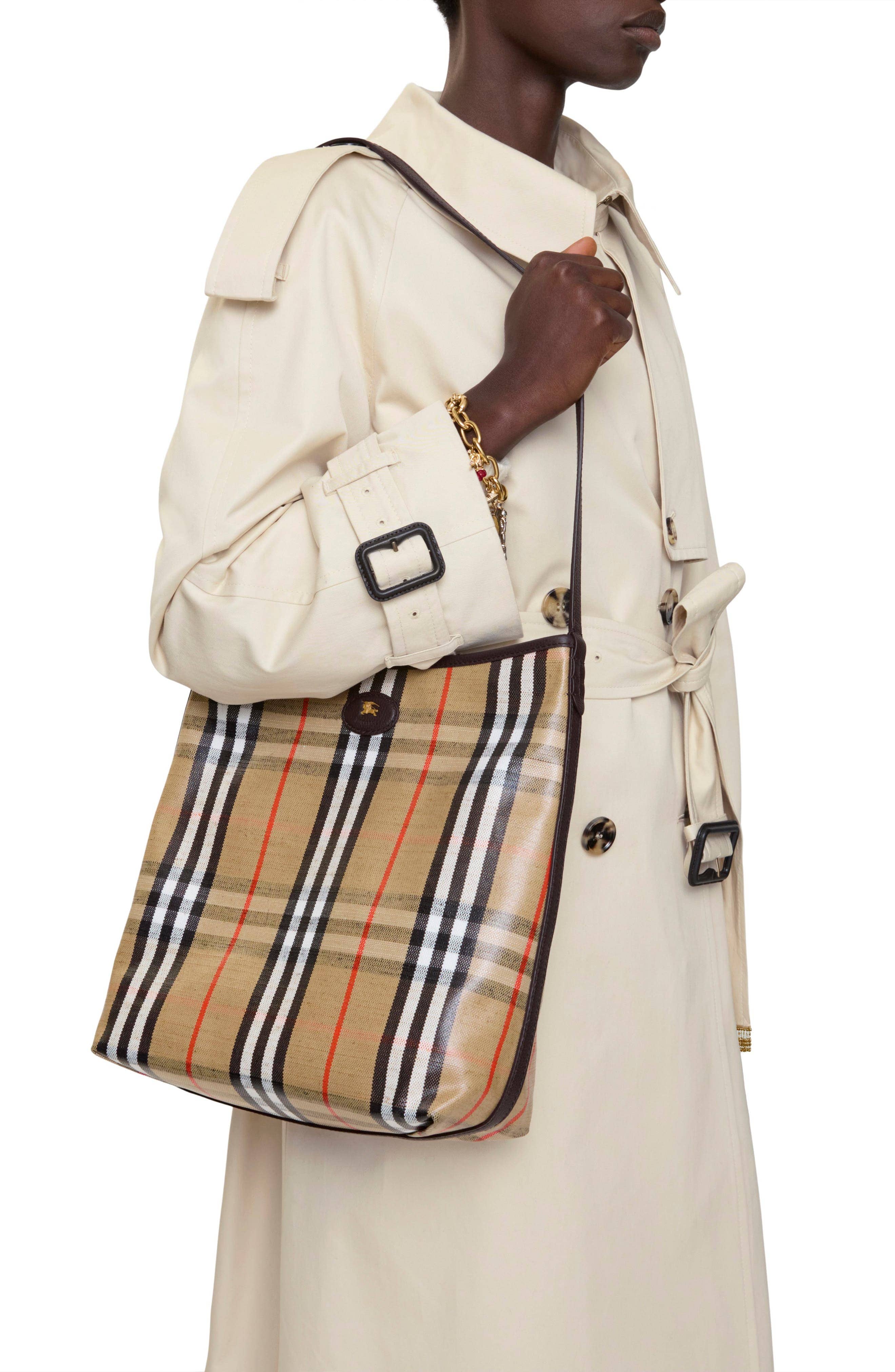 Burberry Highlands Crossbody Women's bags Unspecified Sand Canvas New
