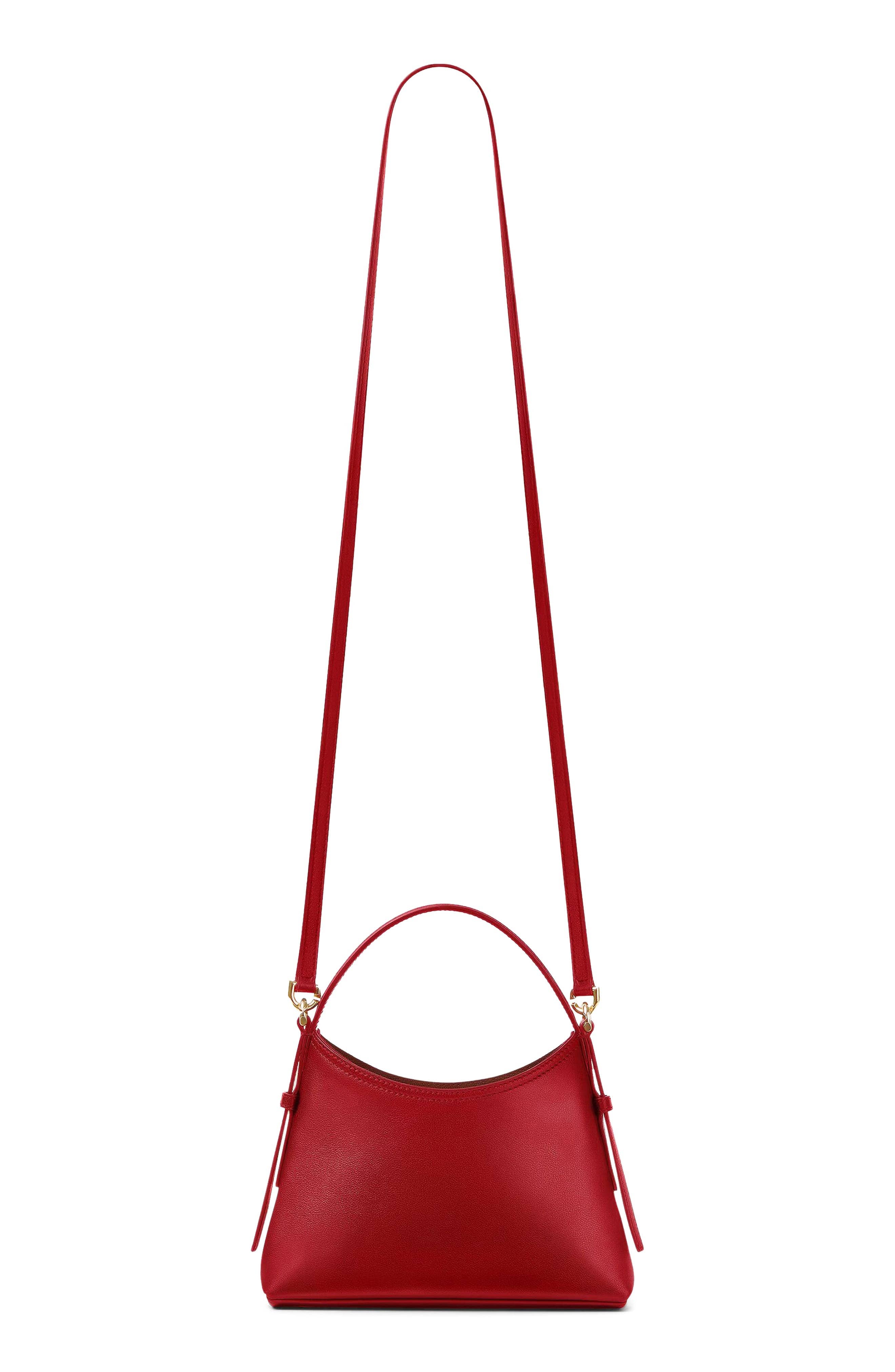 Givenchy Voyou Crossbody Women's bags Nano Deep Red Calfskin New
