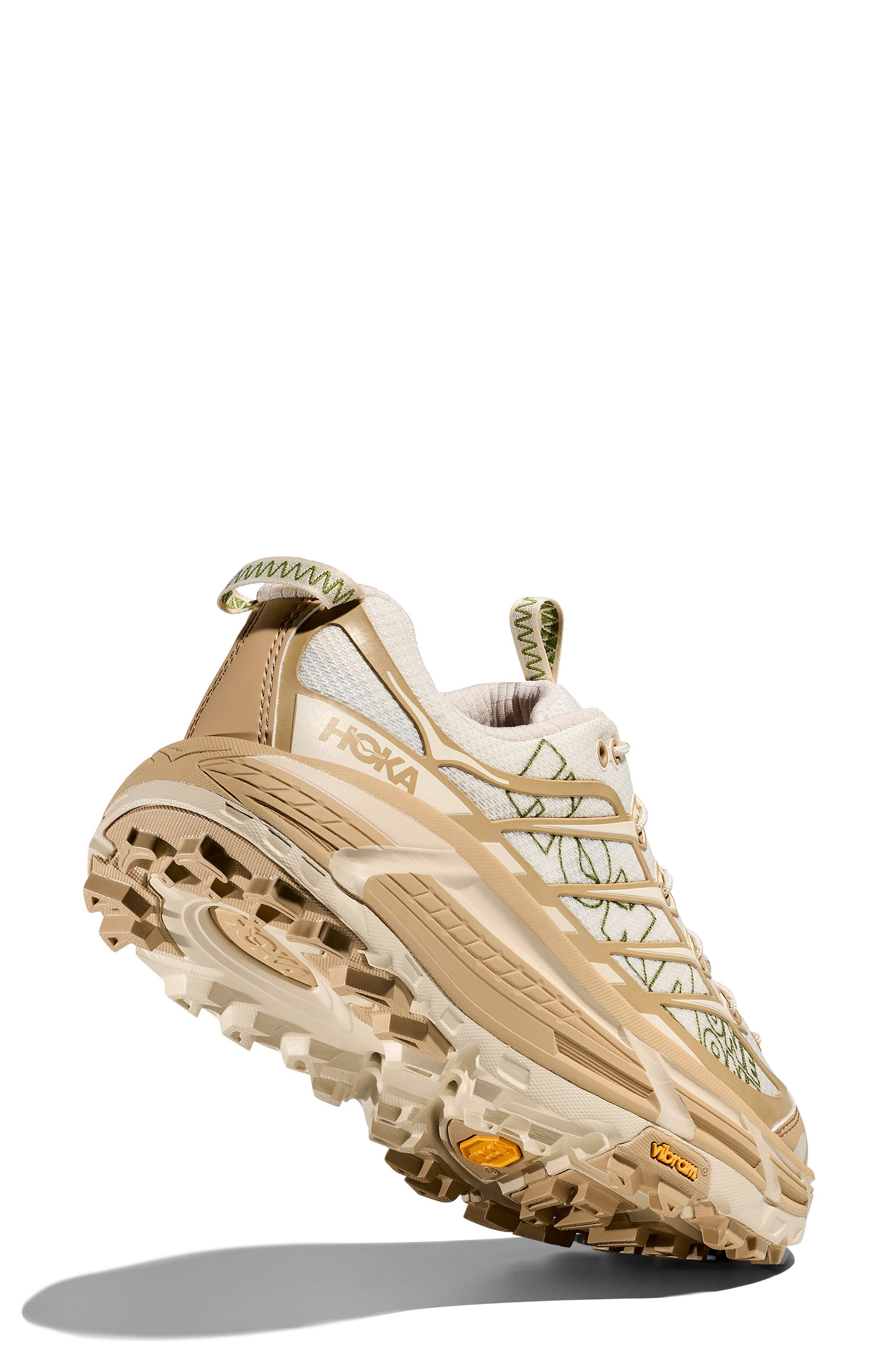 Hoka Mafate Three2 Wordmark Sneaker White 10.5 New