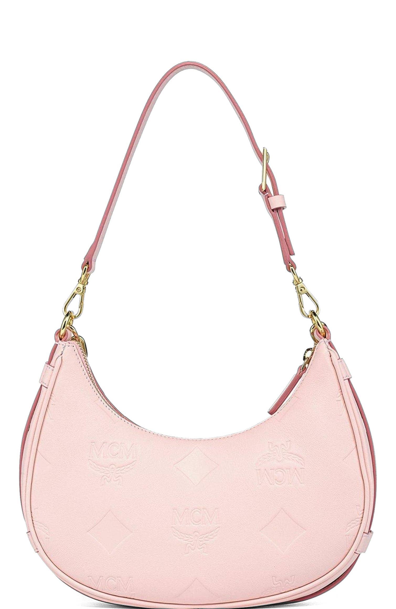 MCM Aren Women's bags Beige Visetos East West Shoulder Bag Small New