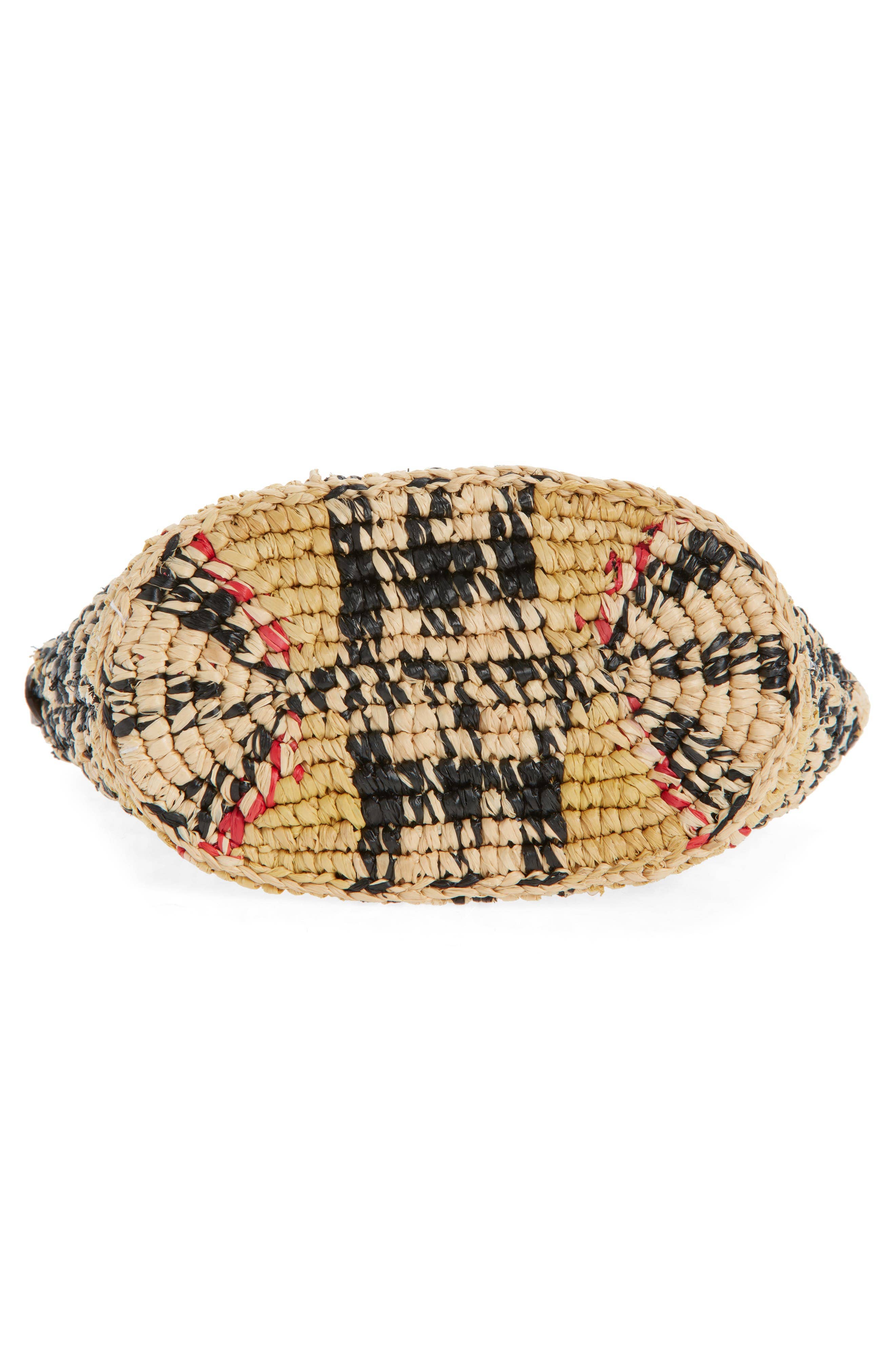 Burberry Margate Pouch Women's bags Sand Raffia New