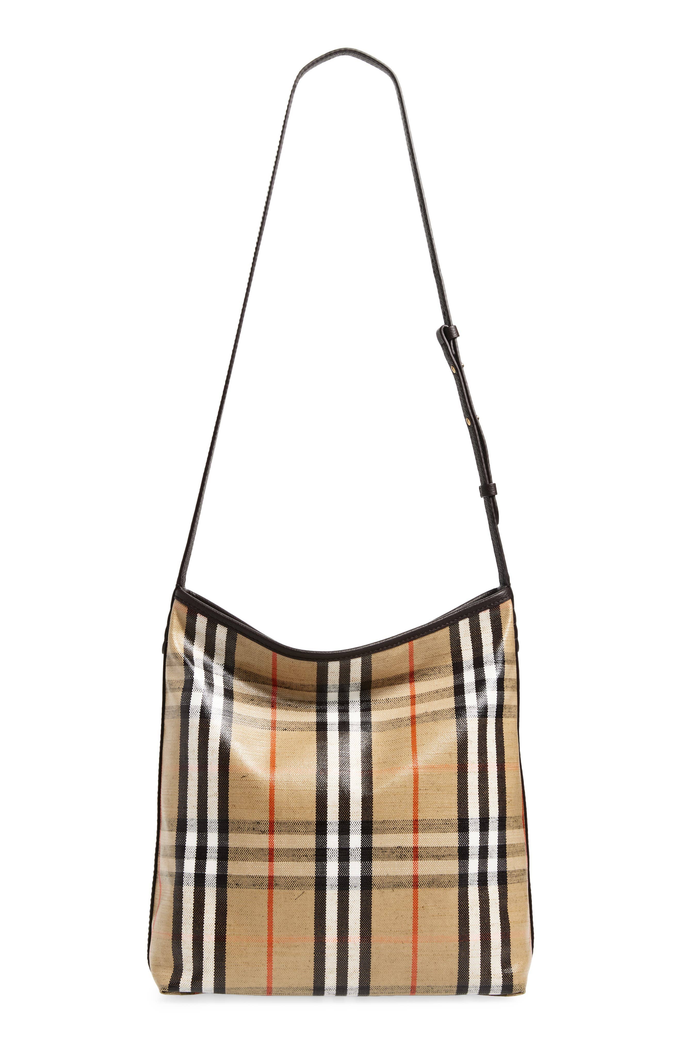 Burberry Highlands Crossbody Women's bags Unspecified Sand Canvas New