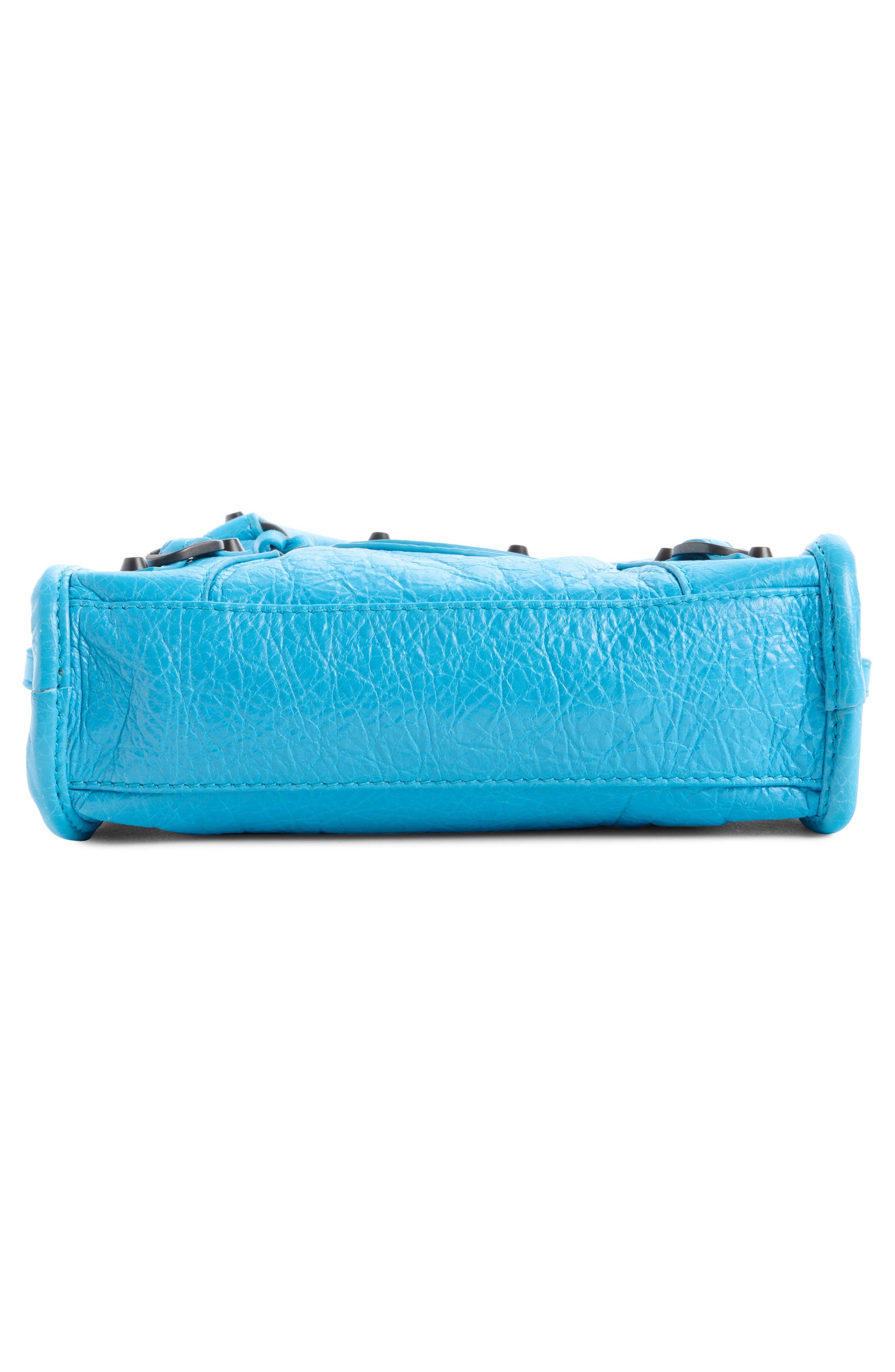 Balenciaga Le City Crossbody Women's bags Nano Blue Leather Unspecified New