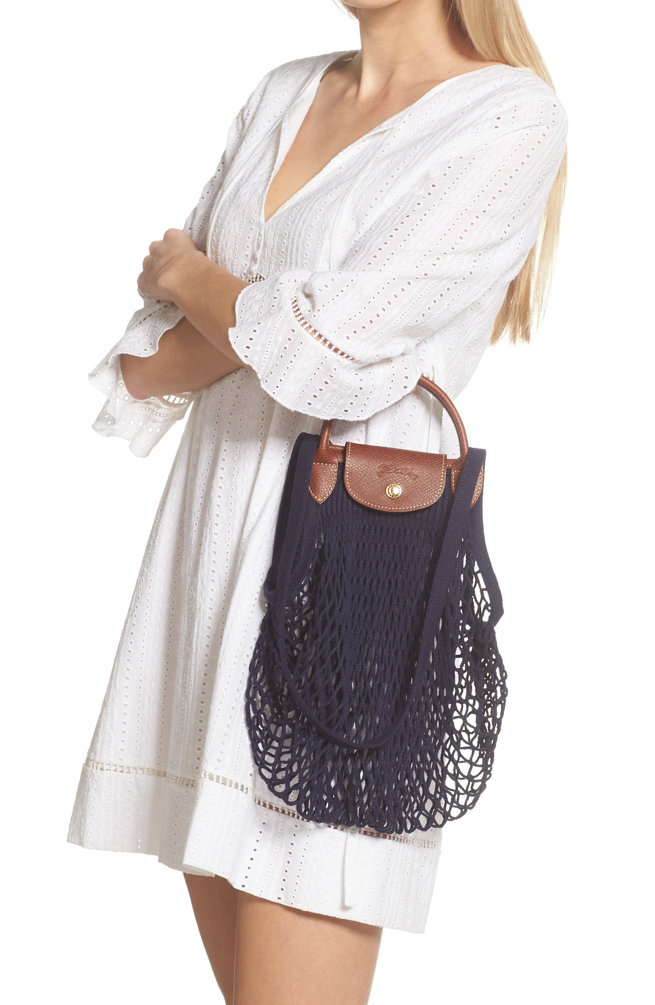 Longchamp Le Pliage Filet Shoulder Bag Women's bags Unspecified Ecru New