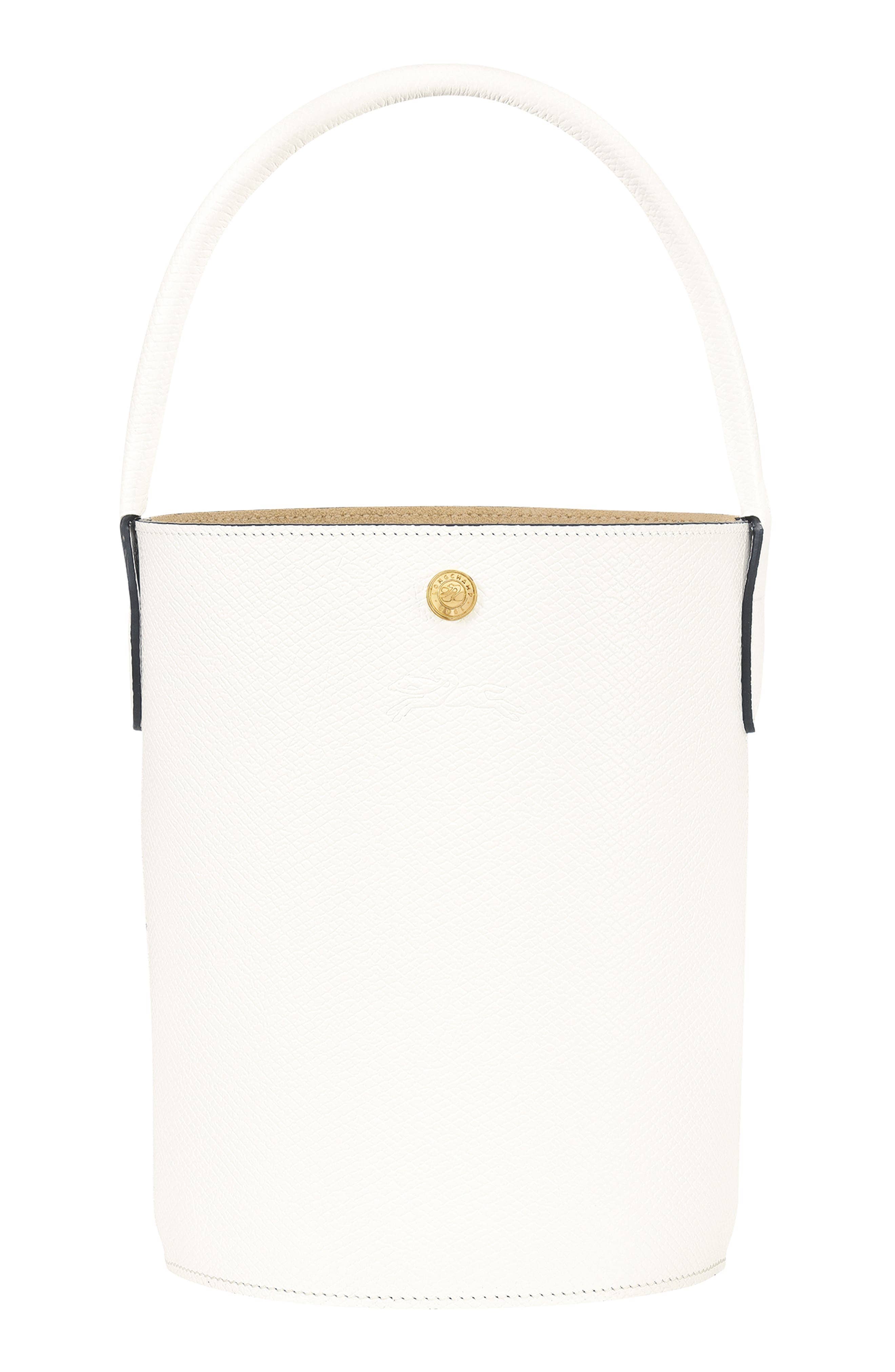 Longchamp Épure Bucket Bag Women's bags Small White Calfskin New