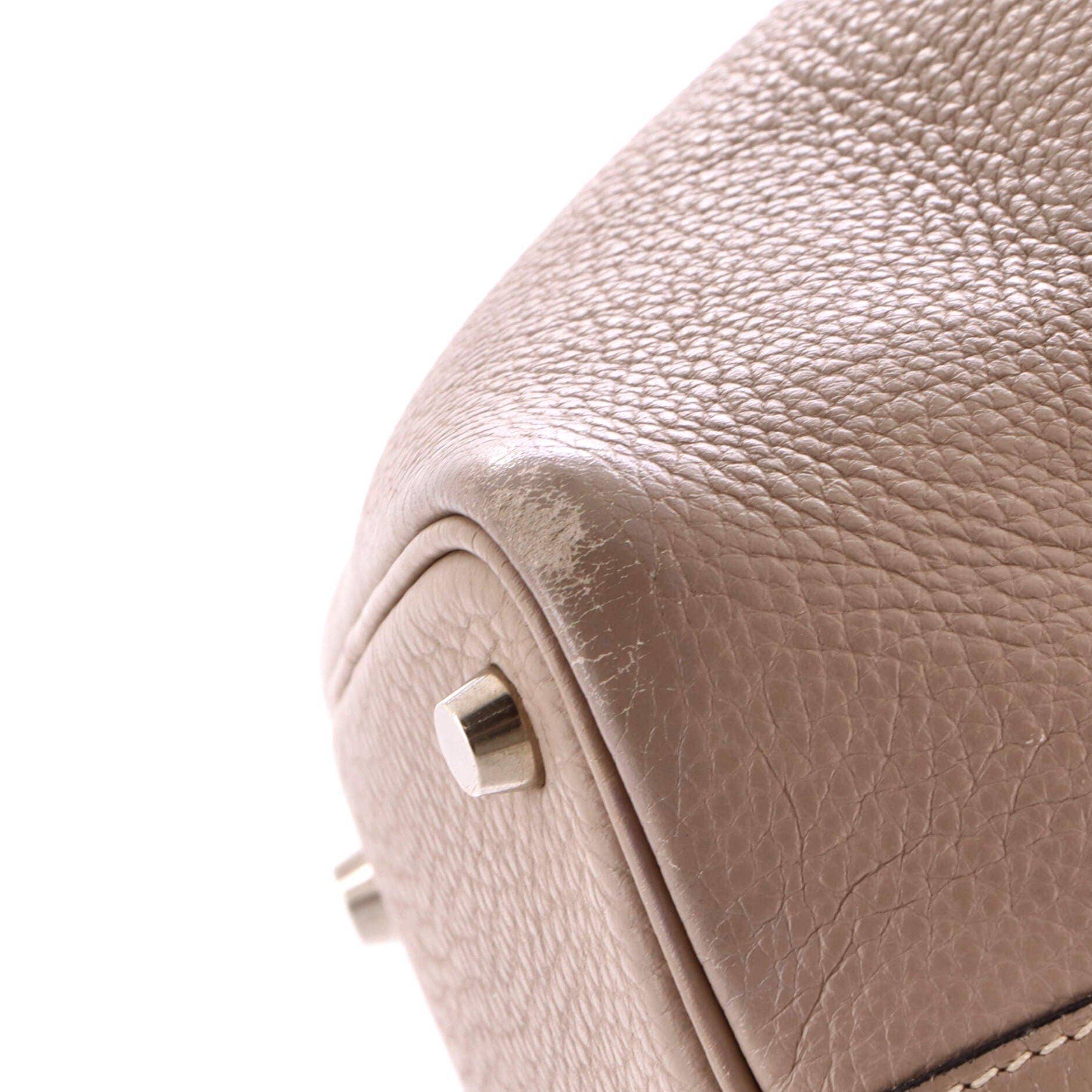 Hermès Picotin Bucket Bag Women's bags MM Bleu Nuit Felt Palladium New