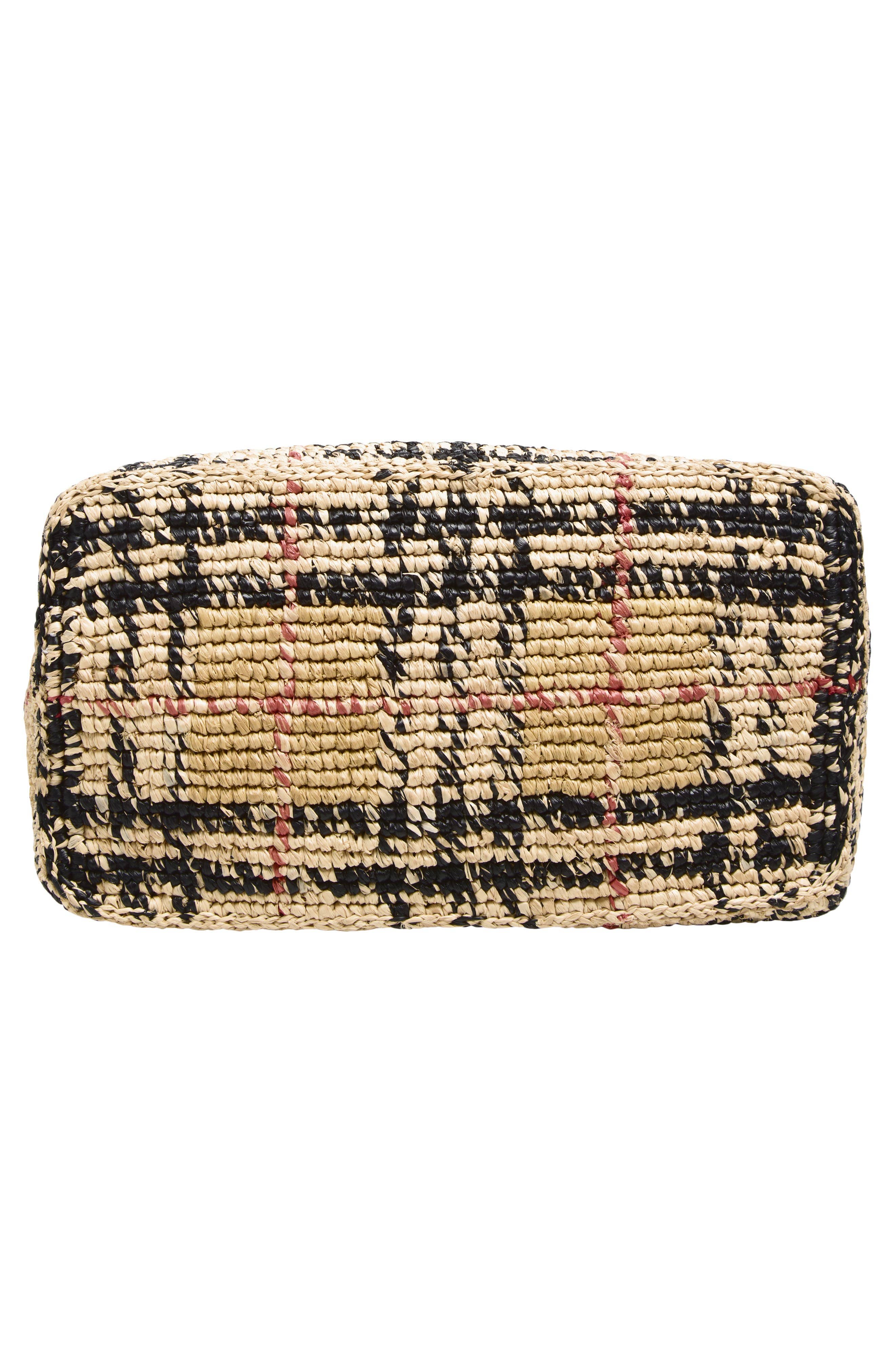 Burberry Margate Shoulder Bag Women's bags Sand Raffia New