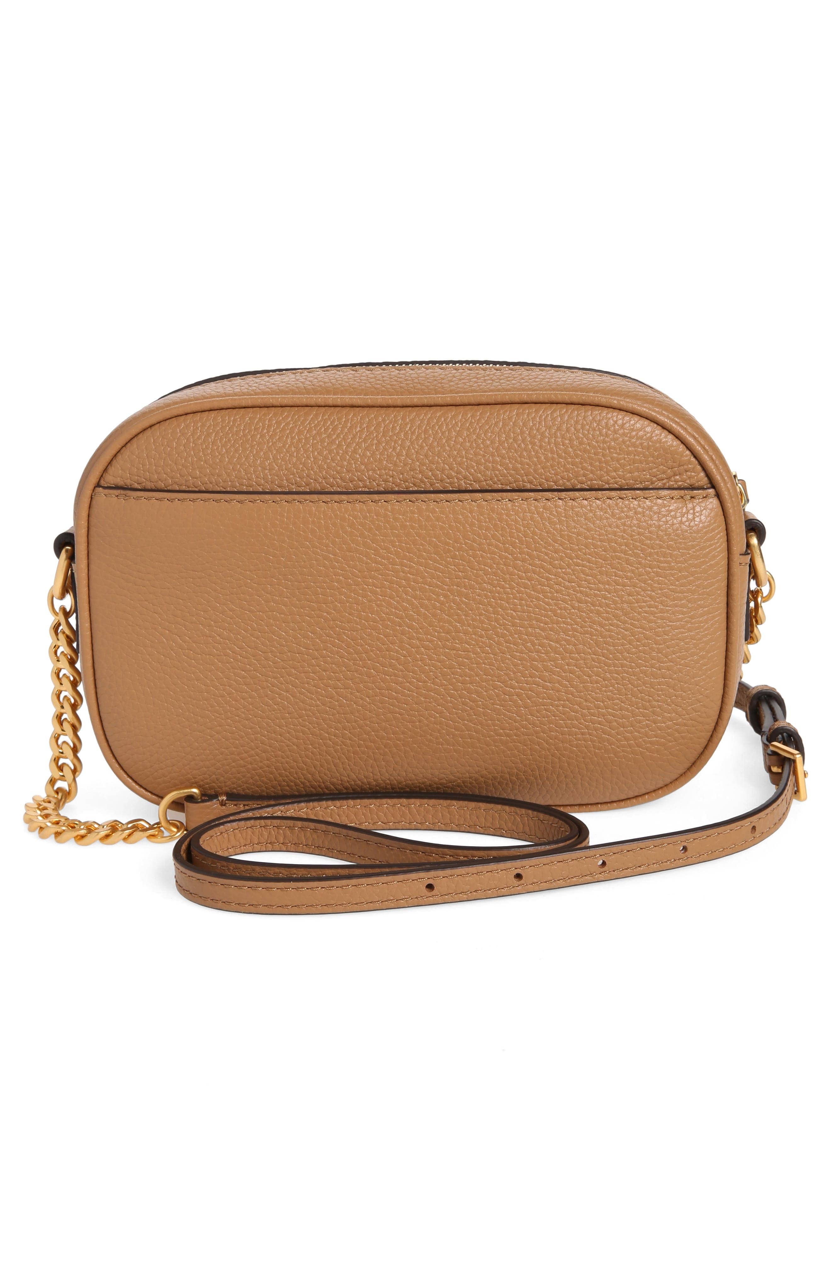 Tory Burch McGraw Crossbody Women's bags Tiramisu Leather New