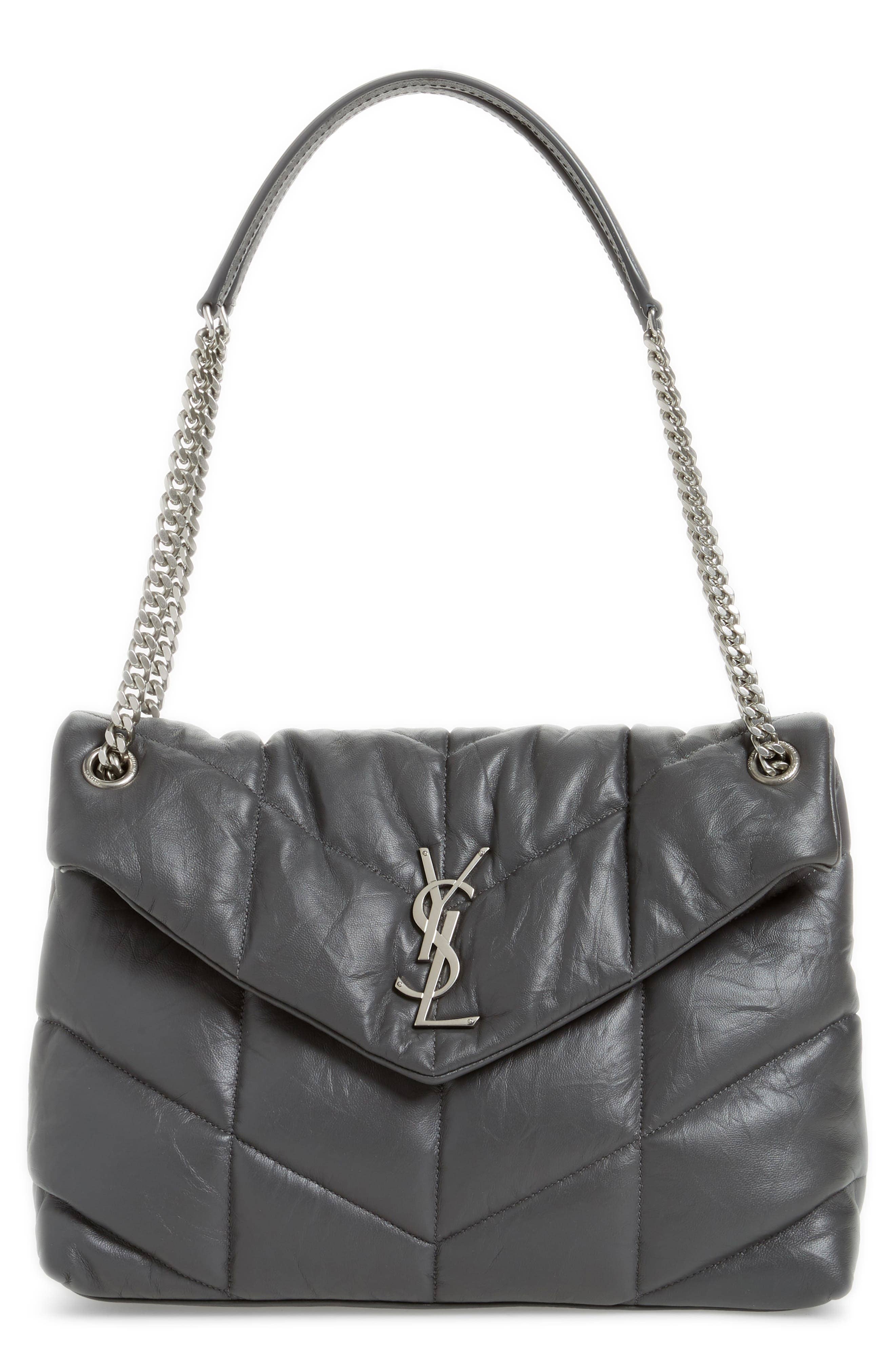 Saint Laurent Loulou Puffer Crossbody Women's bags Small Black Quilted New