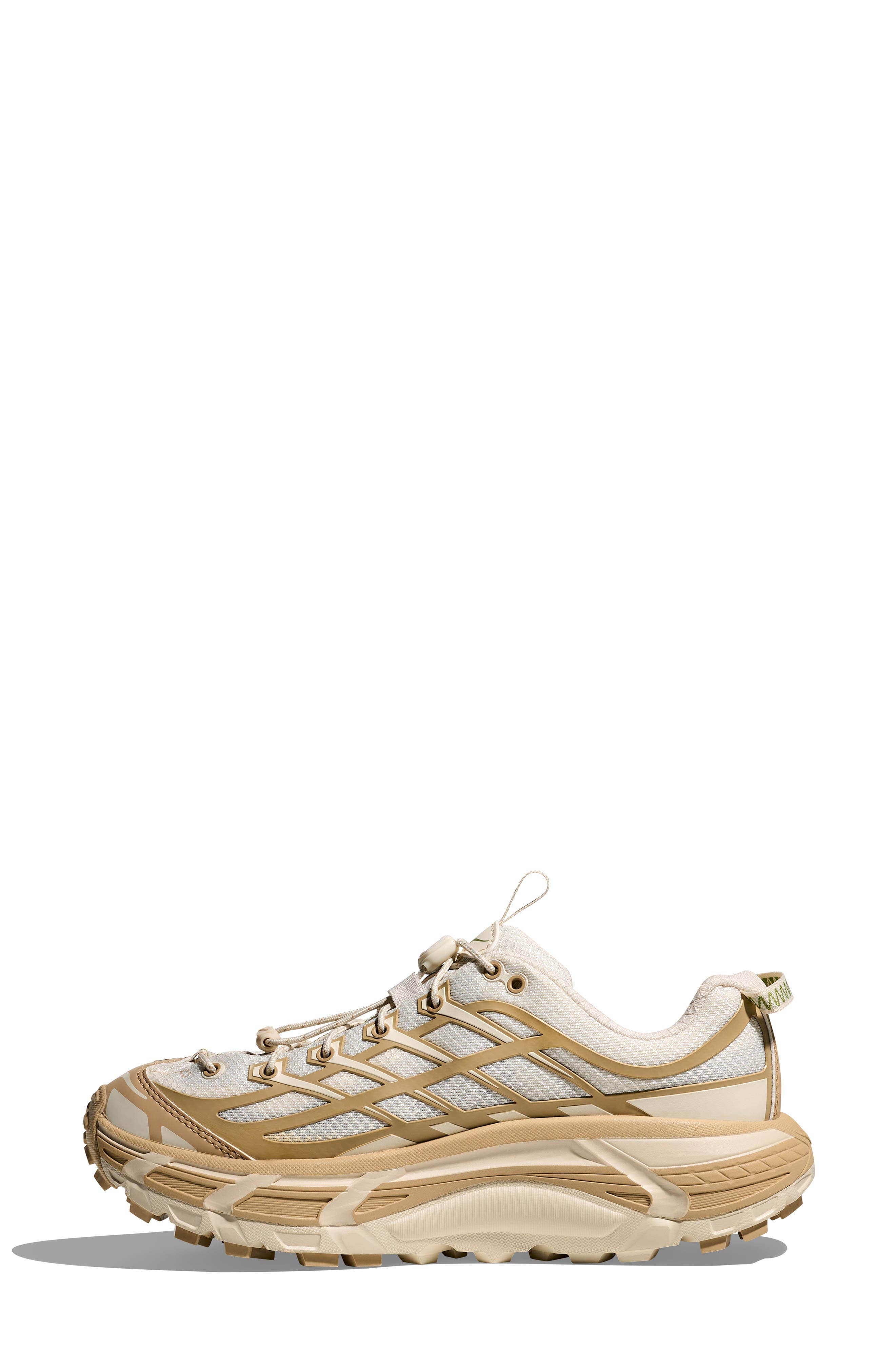 Hoka Mafate Three2 Wordmark Sneaker White 10.5 New
