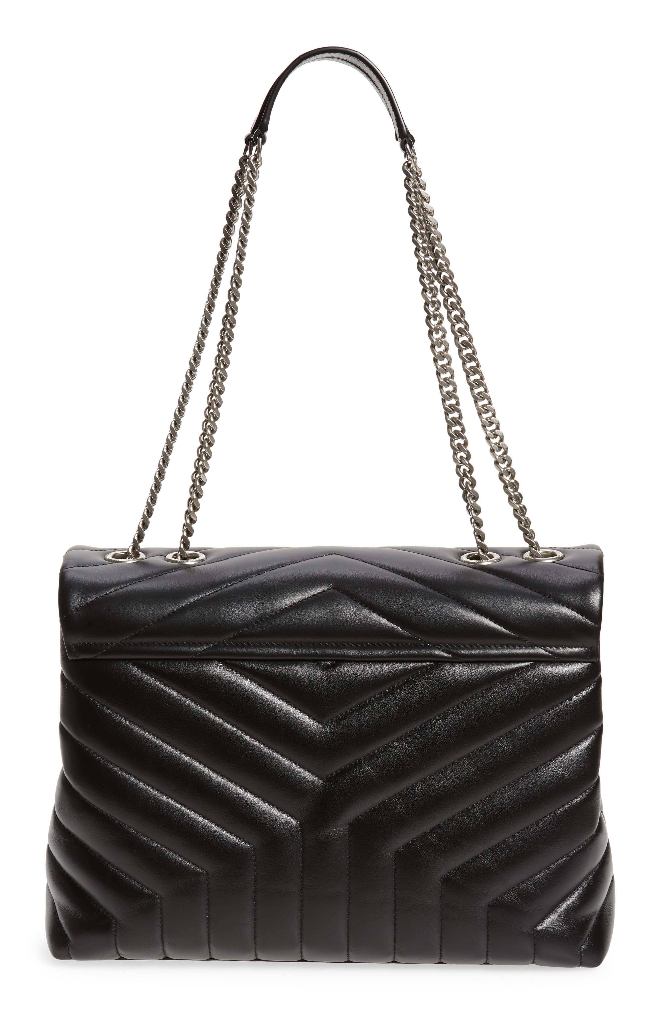 Saint Laurent Loulou Shoulder Bag Women's bags Micro Black Lambskin Unspecified New