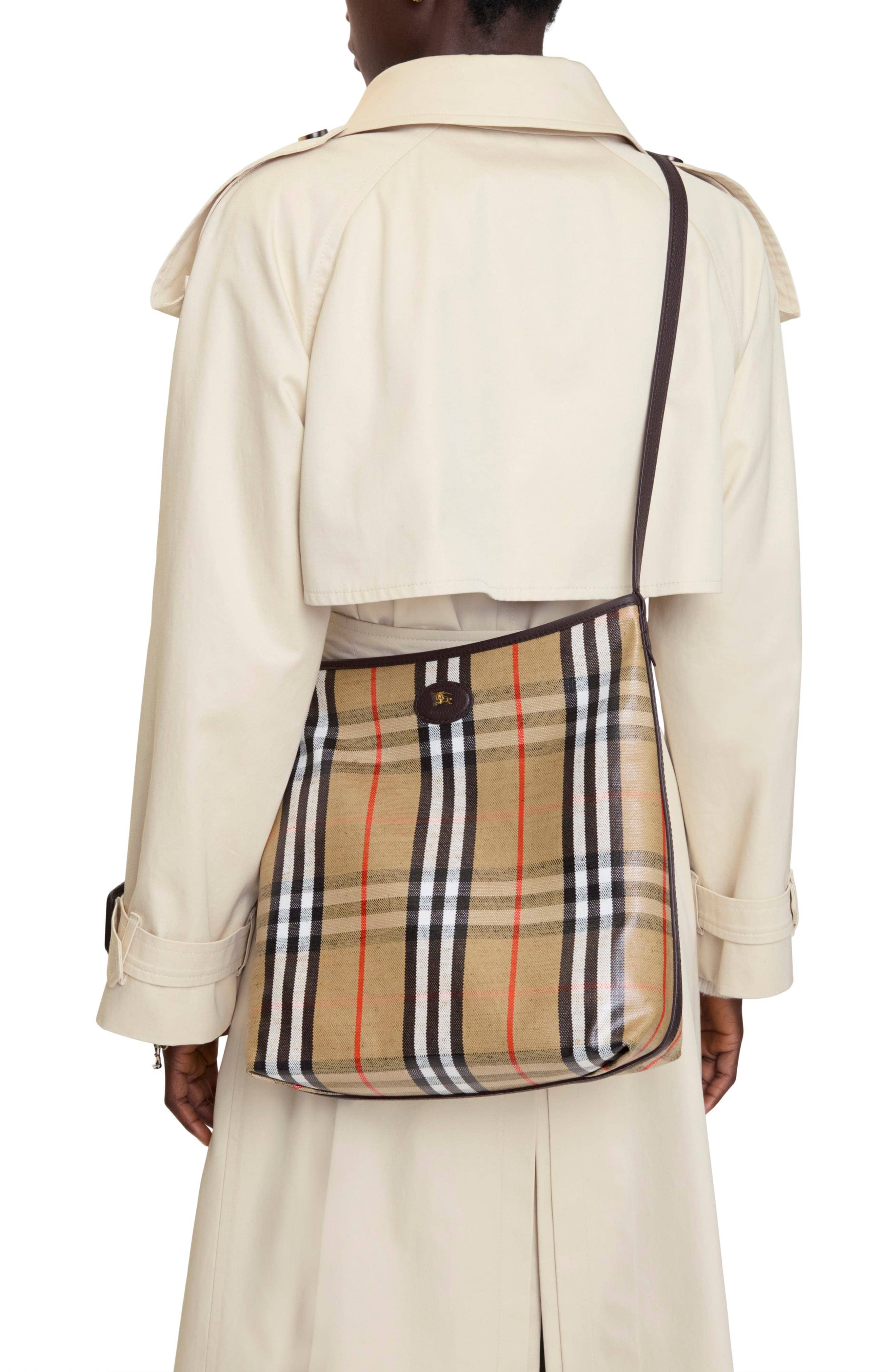 Burberry Highlands Crossbody Women's bags Unspecified Sand Canvas New