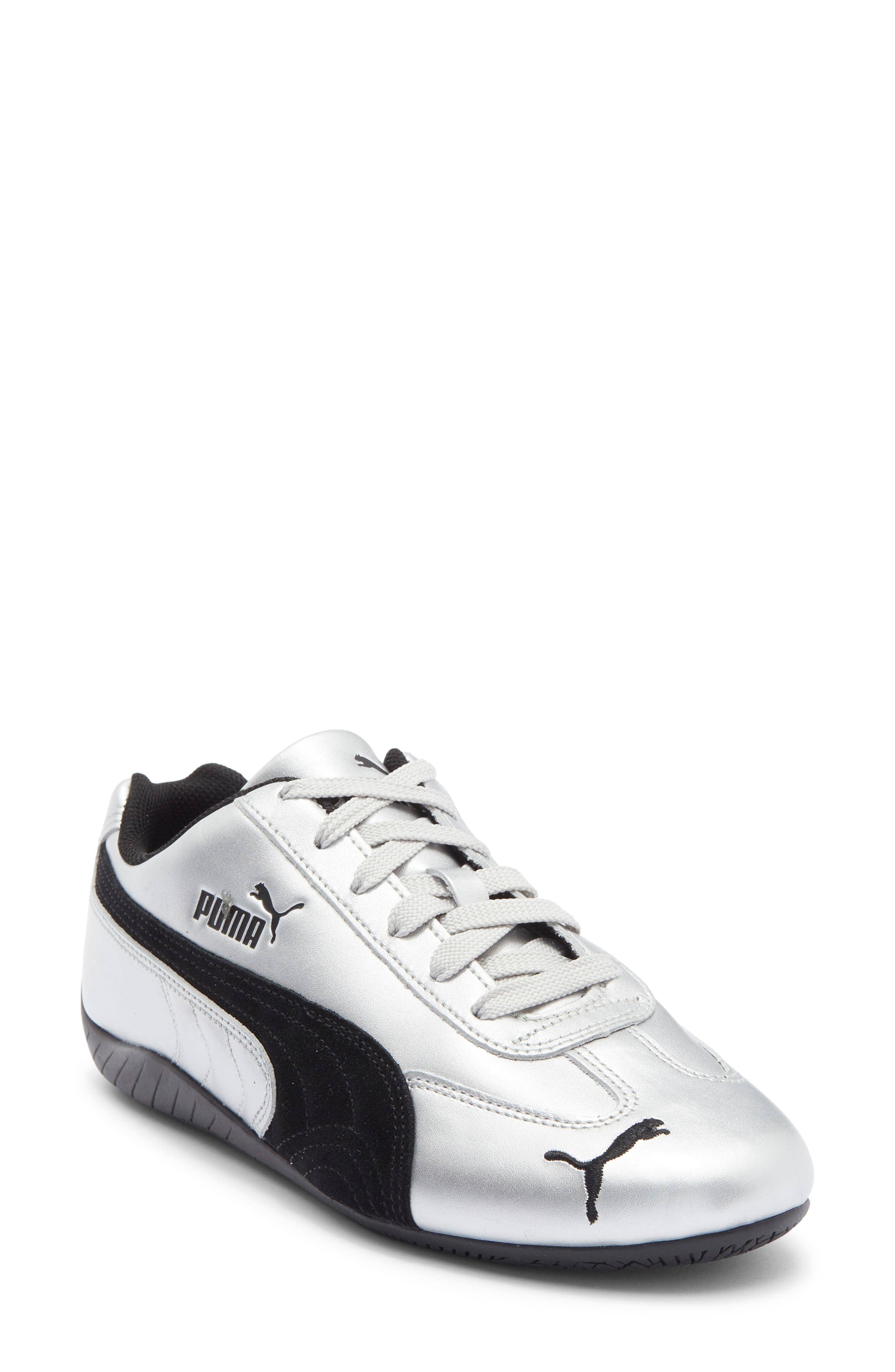 Puma SPEEDCAT METALLIC Sneaker Silver 6.5 New