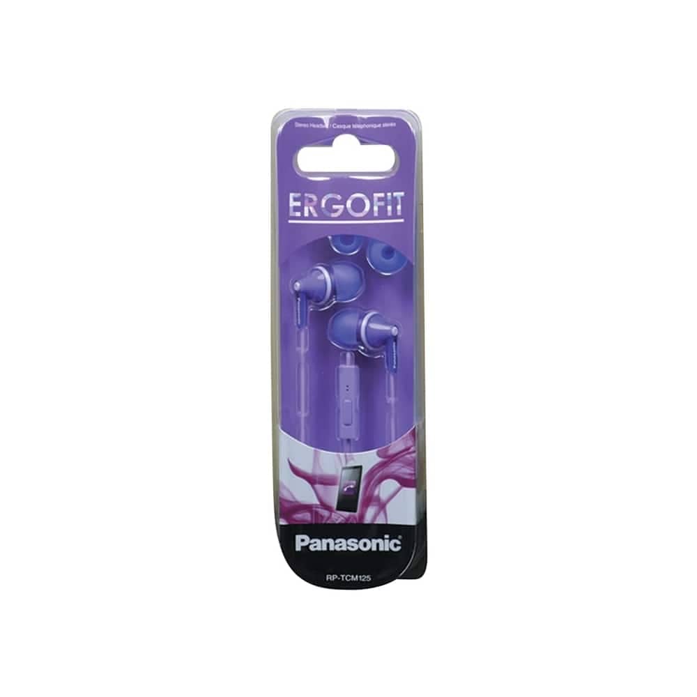 Panasonic RP-TCM125-V Headphones & Earbuds Purple New