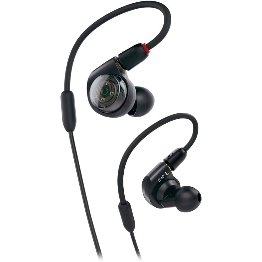 Audio-Technica ATH-E40 Headphones & Earbuds Black New