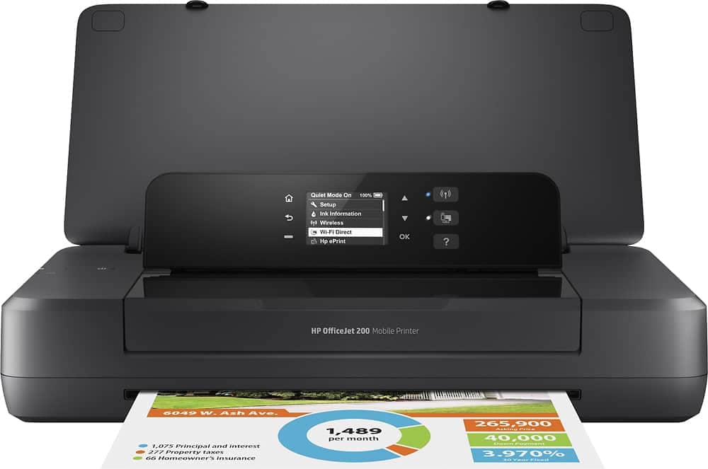 HP HP OfficeJet 200 Mobile Printers For parts or not working