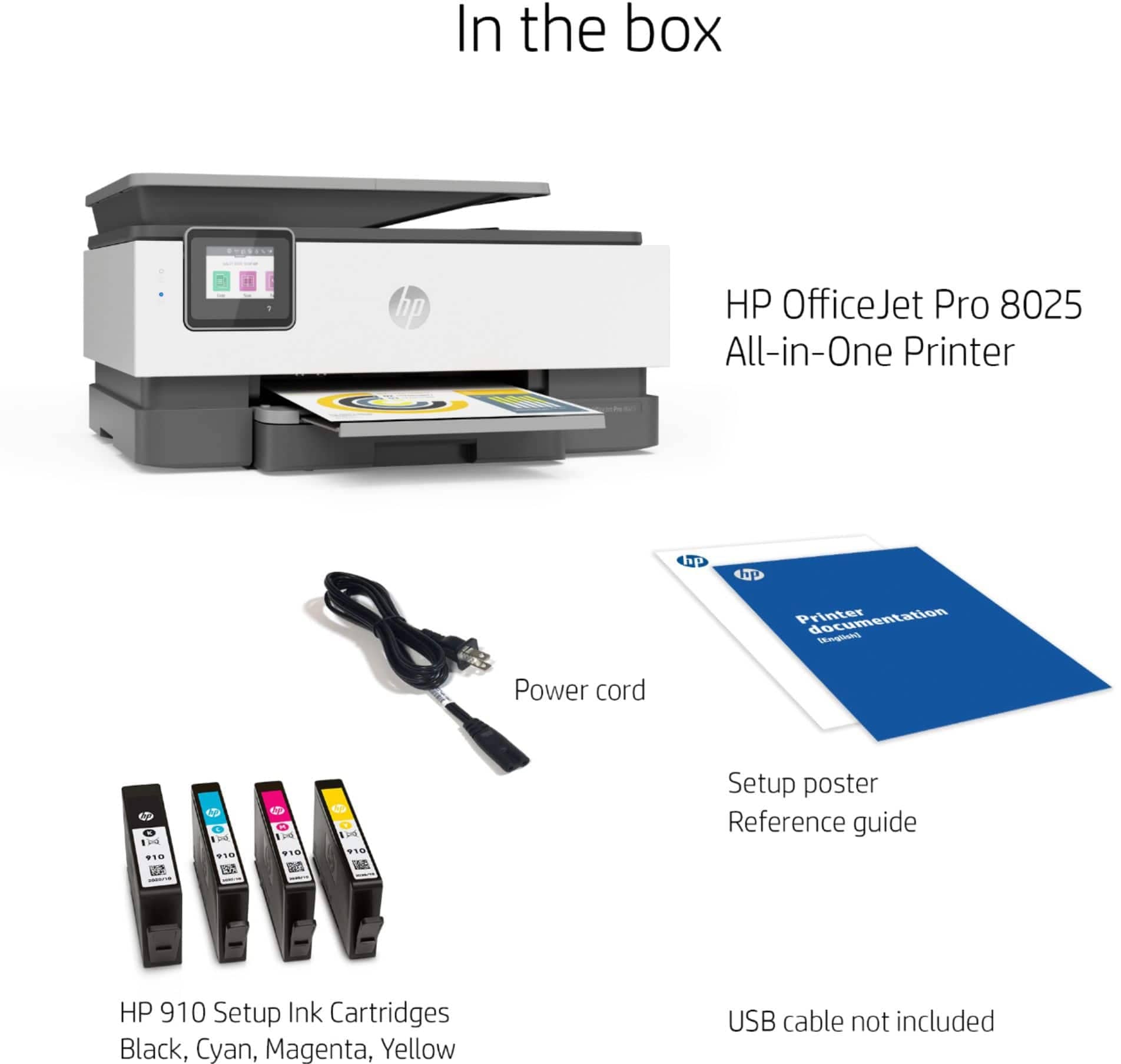 HP OfficeJet Pro 8025 Printers New
