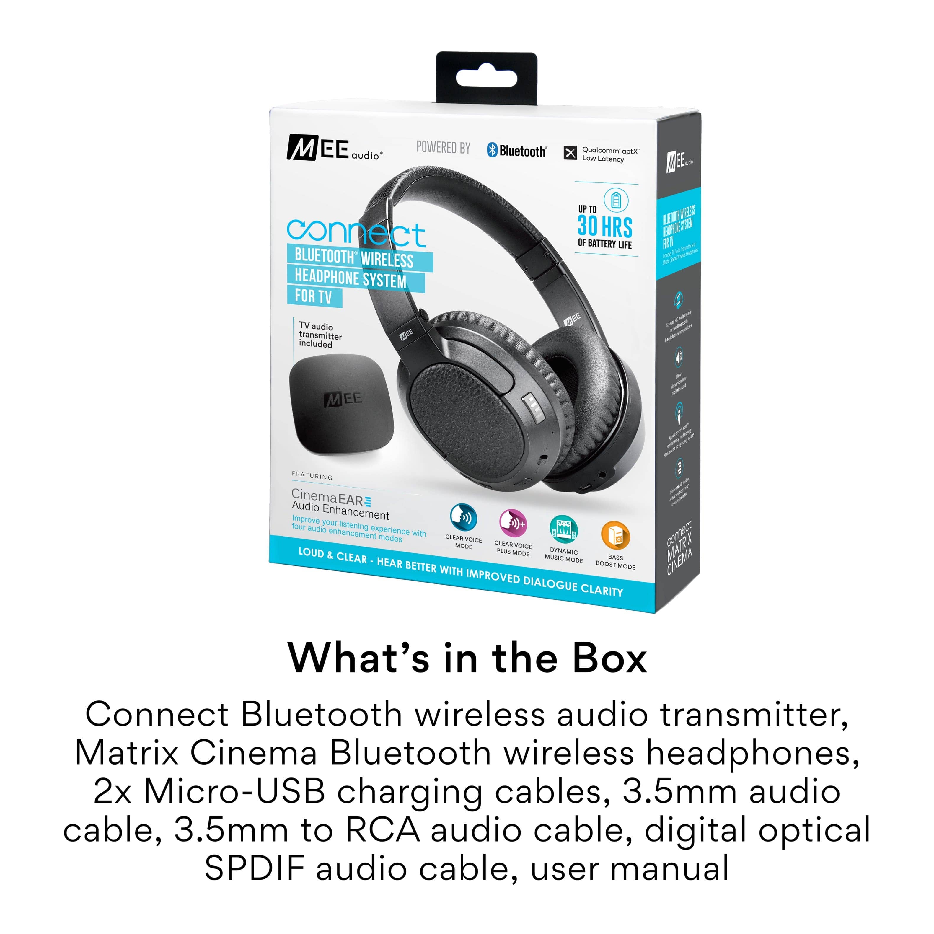 MEE audio CMB-T1CMA-MEE Headphones & Earbuds Black New
