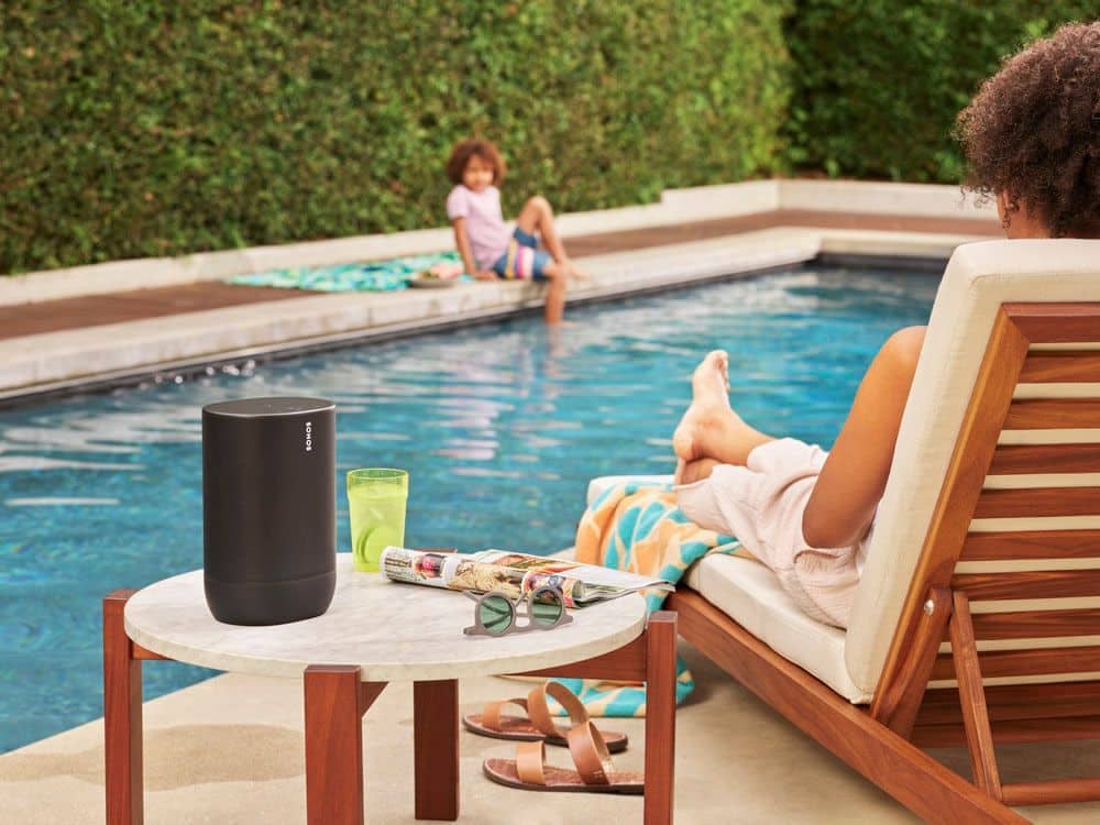 Sonos Move Portable Bluetooth Speakers Black New